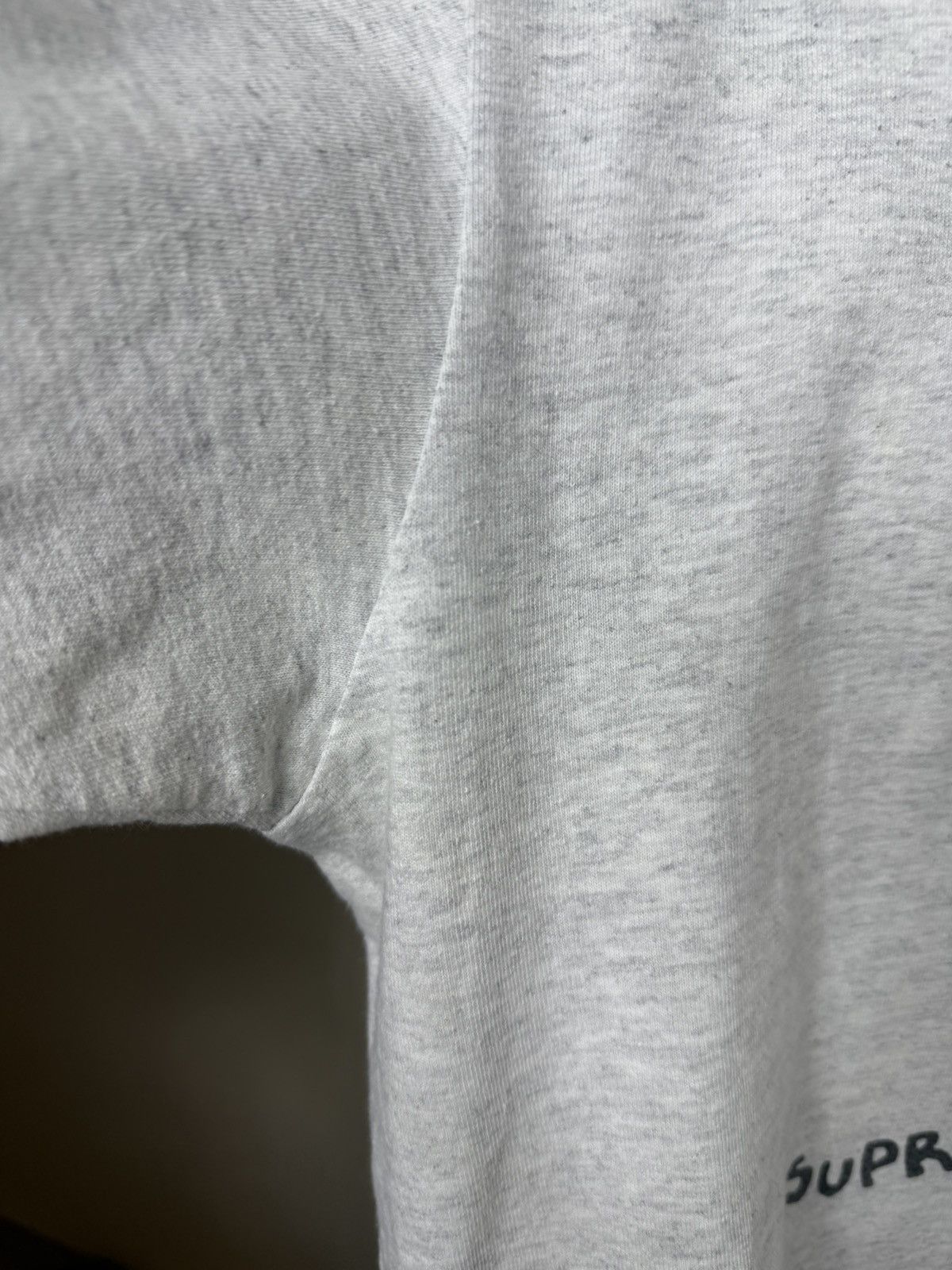 Supreme Supreme Girl Graphic Tee Heather Grey — Size M — Made in USA Size US M / EU 48-50 / 2 - 7 Thumbnail