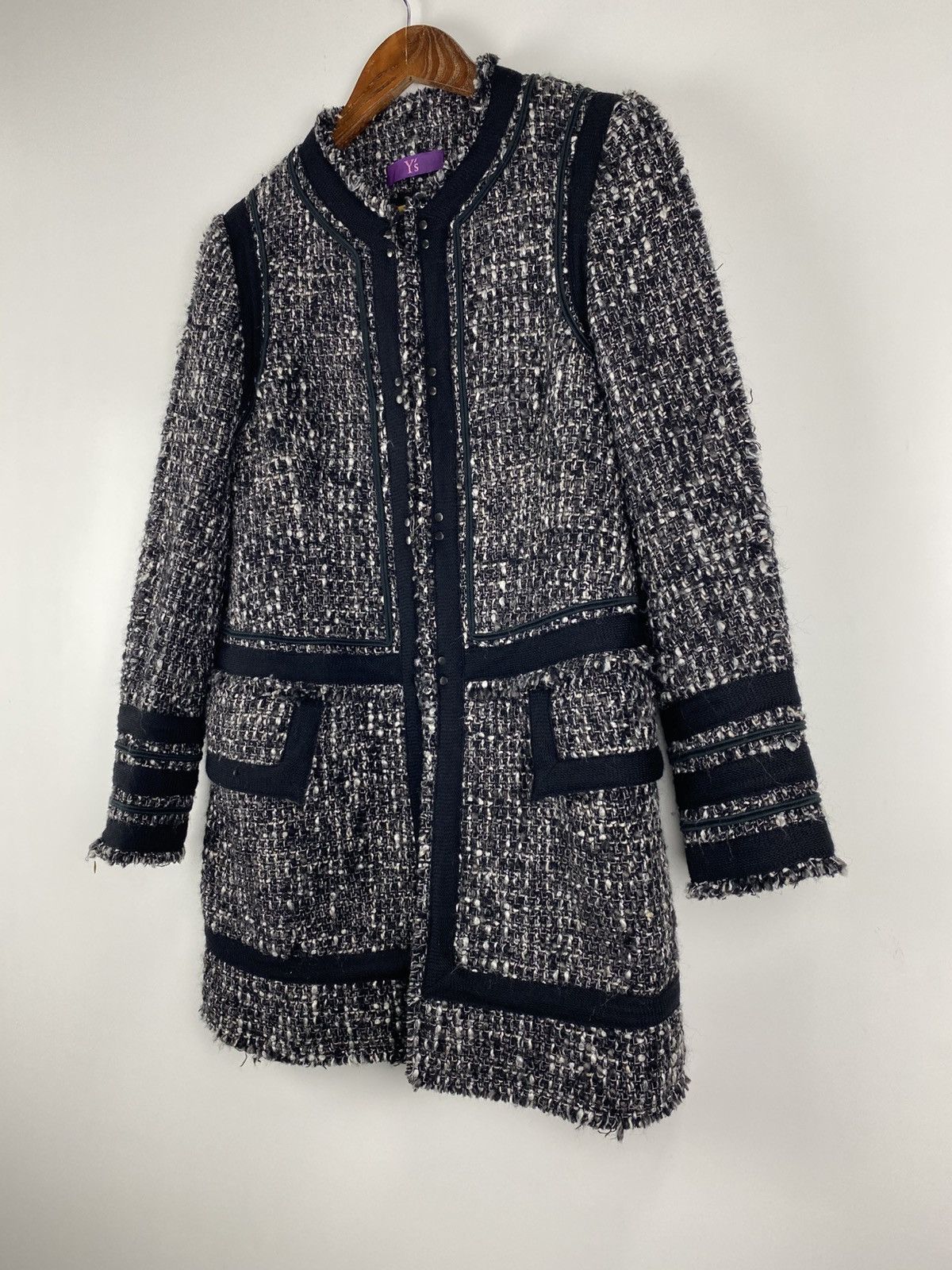 Yohji Yamamoto Y’s Tweed Jacket Size S / US 4 / IT 40 - 4 Thumbnail