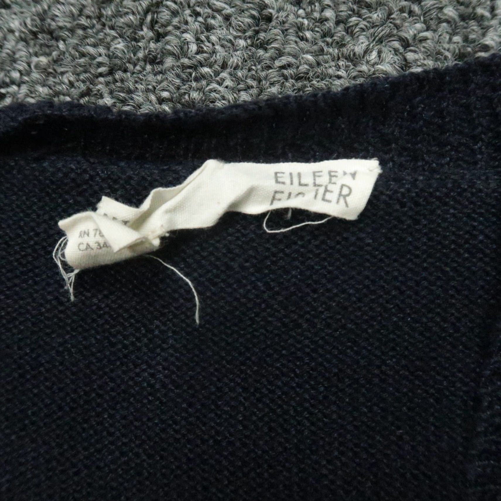 Eileen Fisher VINTAGE Eileen Fisher Cardigan Womens Petite Small Blue Linen Knit Open Sweater Casual Size S / US 4 / IT 40 - 3 Thumbnail