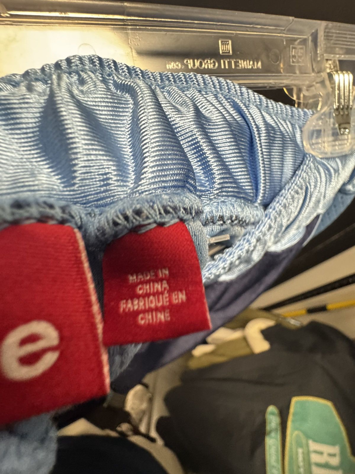 Supreme Supreme Side Pocket Basketball Short Blue Size US 30 / EU 46 - 4 Thumbnail
