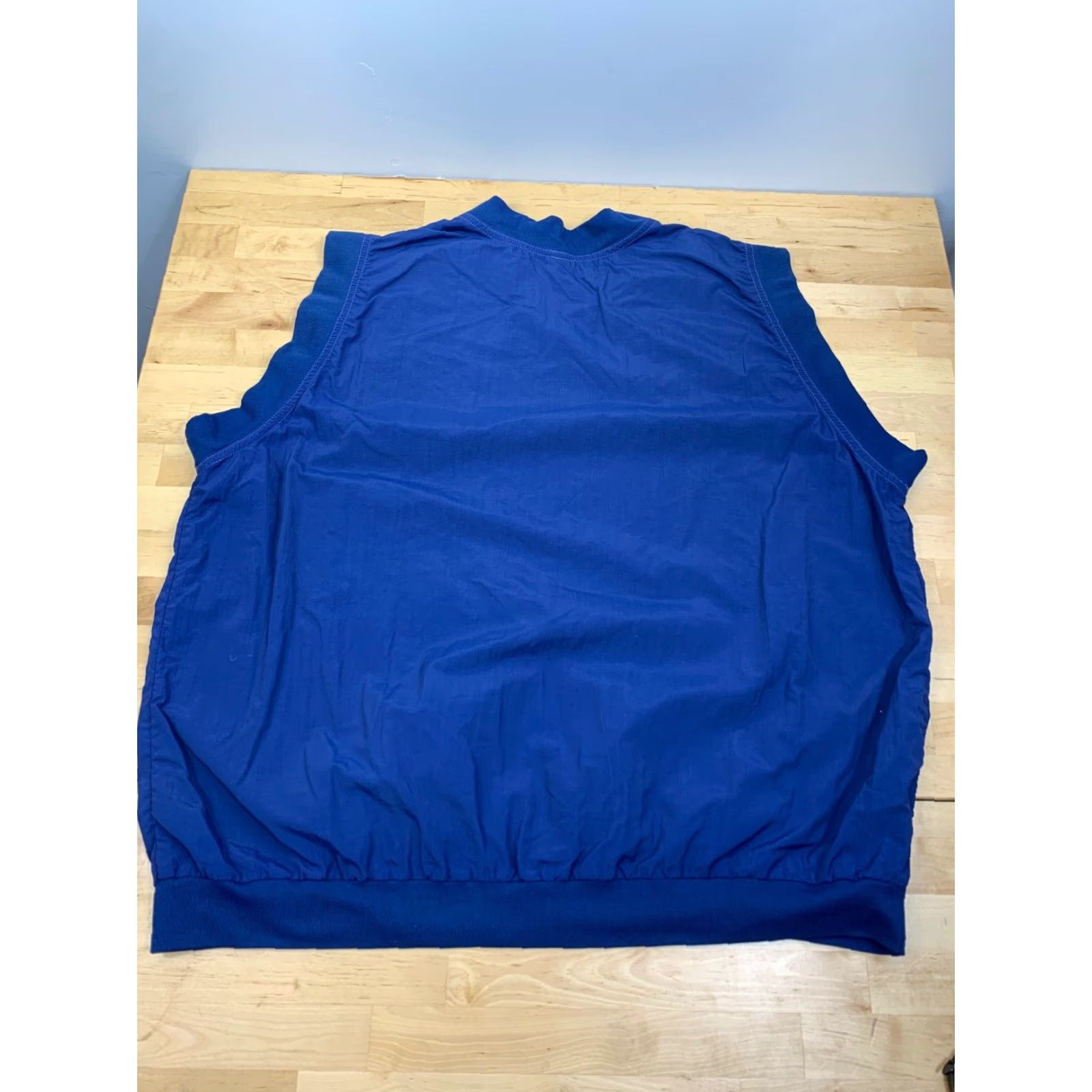 Lands' End VINTAGE Lands' End 100% Nylon Sweater Vest Womens Golf Blue Size L #2179 Size L / US 10 / IT 46 - 3 Thumbnail