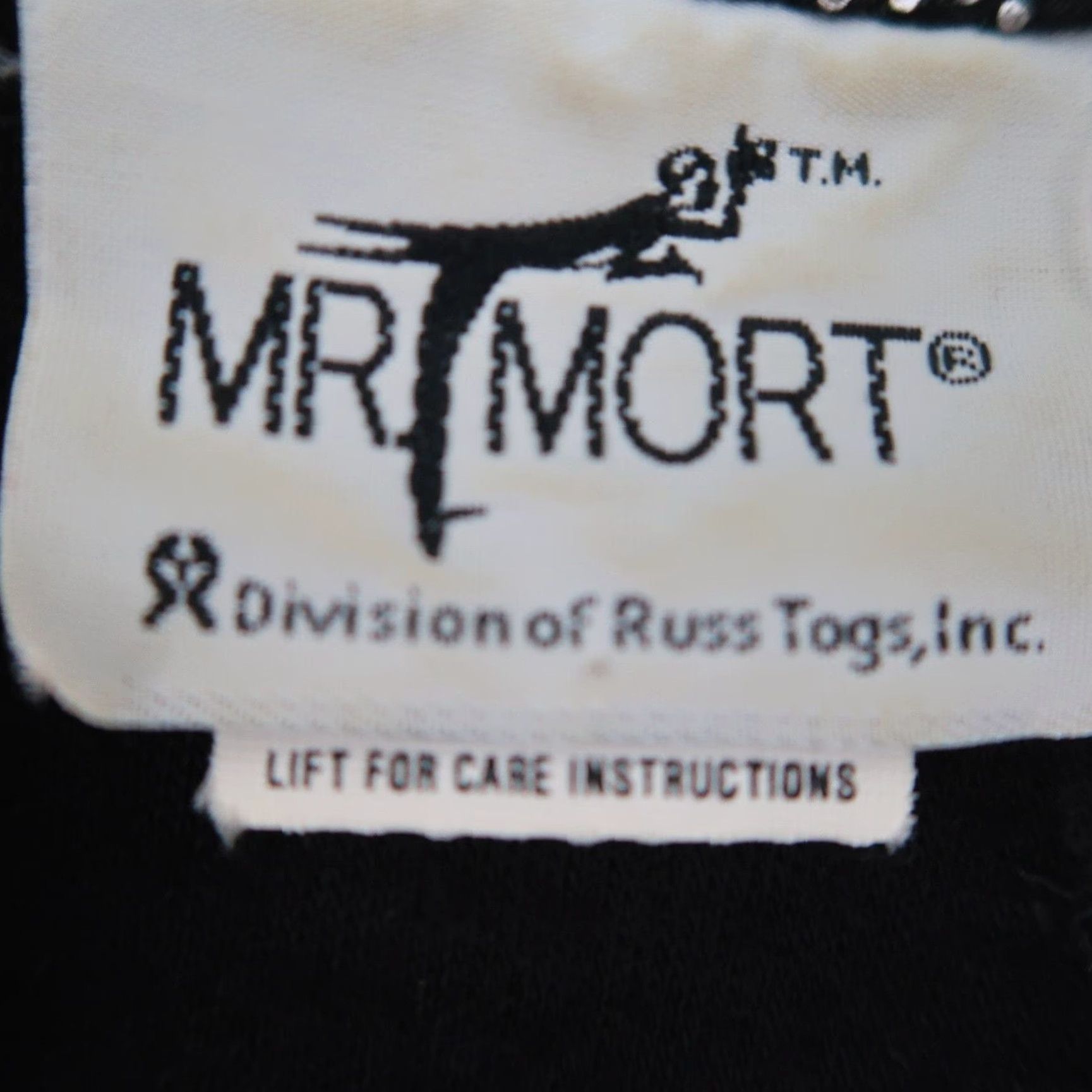 Vintage VINTAGE 80s Mr. Mort black long sleeve knit jumpsuit 8 Size M / US 6-8 / IT 42-44 - 4 Thumbnail