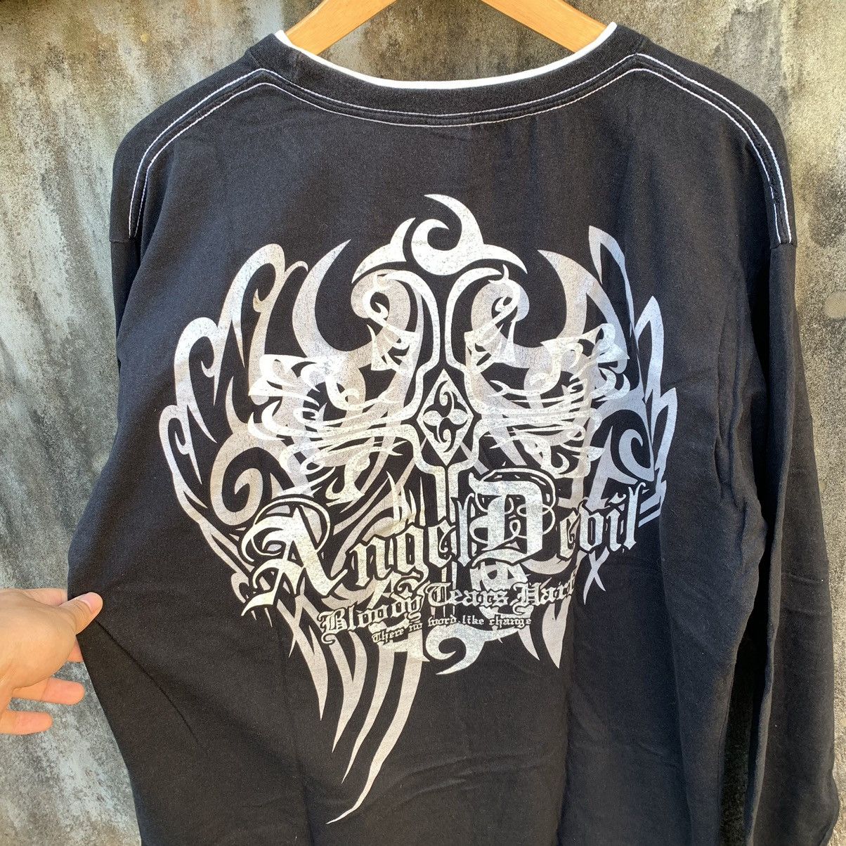 Le Grande Bleu (L.G.B.) JAPANESE TRIBAL GOTHIC POEM TVW LONGSLEEVE Size US XXL / EU 58 / 5 - 10 Thumbnail