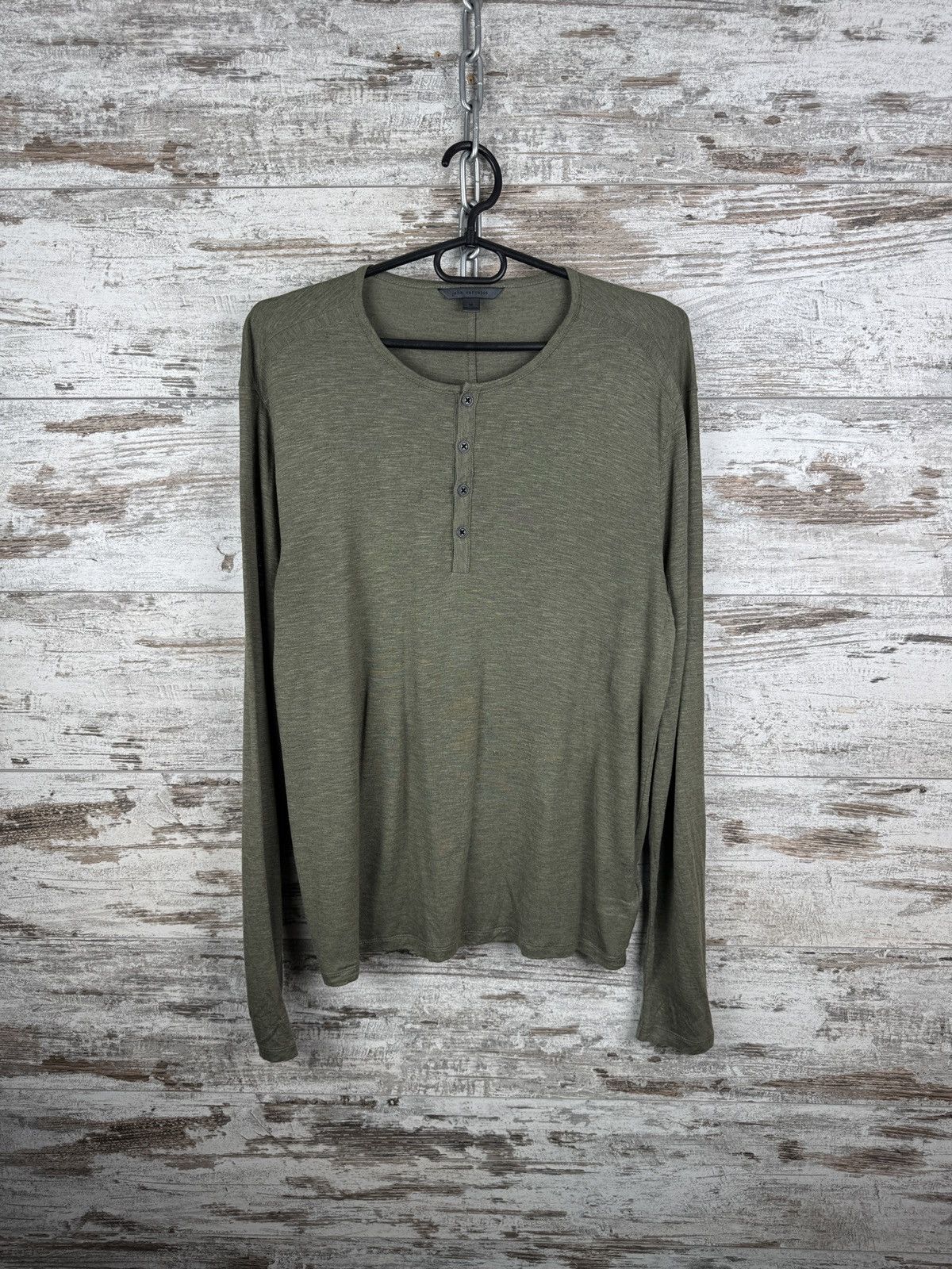 John Varvatos Mens Vintage John Varvatos longsleeve T-shirt modal lana Size US M / EU 48-50 / 2 - 2 Thumbnail