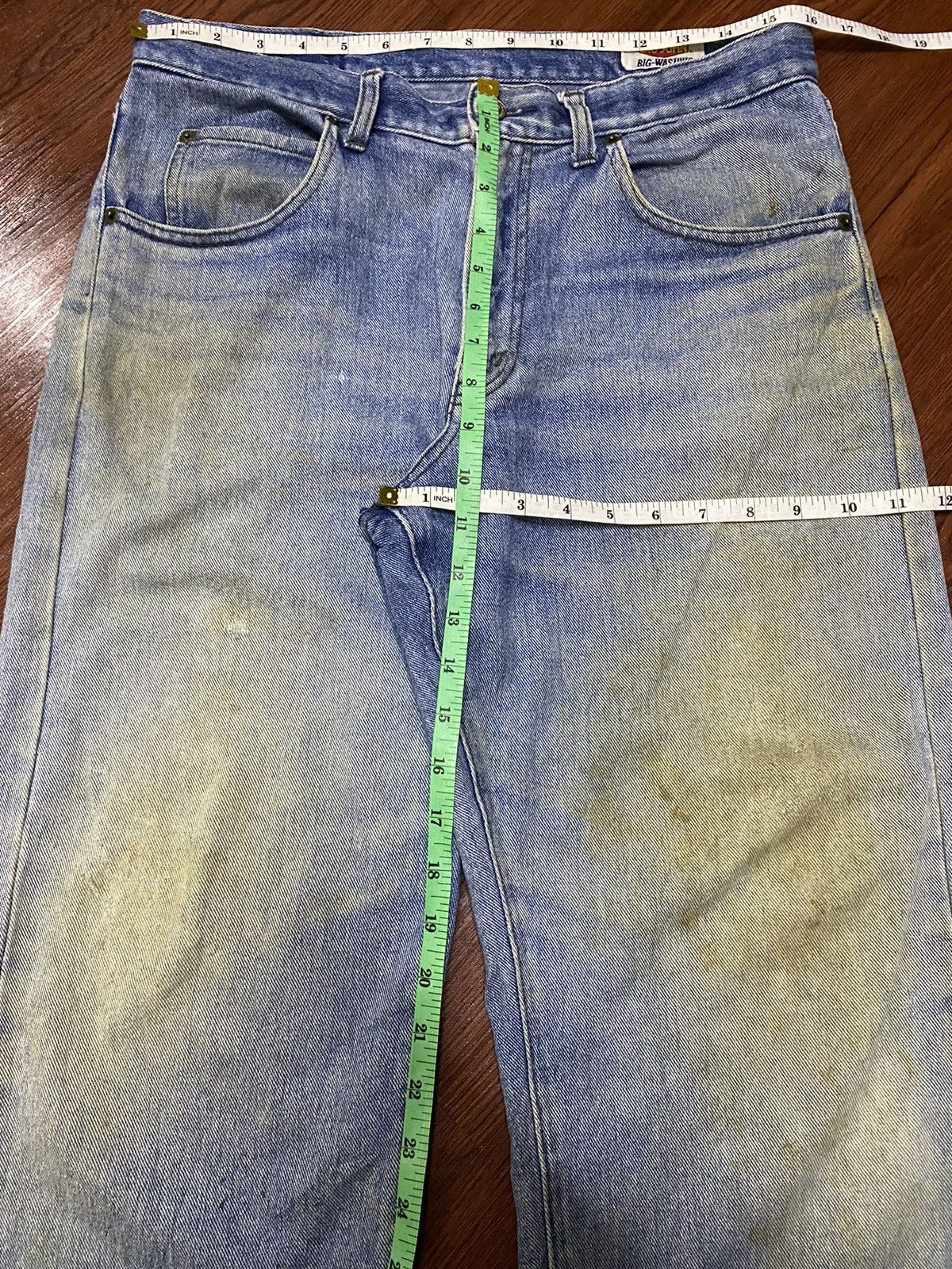 Big John Vintage Bigjohn Mud Wash Baggy Jeans Size US 32 / EU 48 - 11 Thumbnail