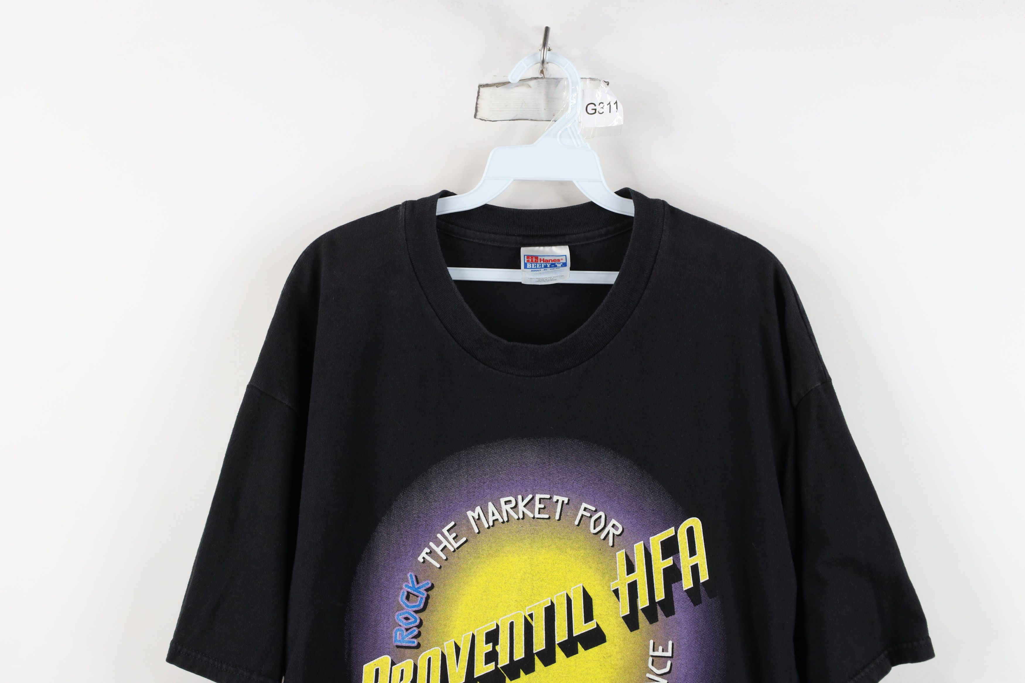 Vintage Vintage 90s 1997 Rock The Market Tour Proventil HFA T-Shirt Size US XL / EU 56 / 4 - 2 Thumbnail