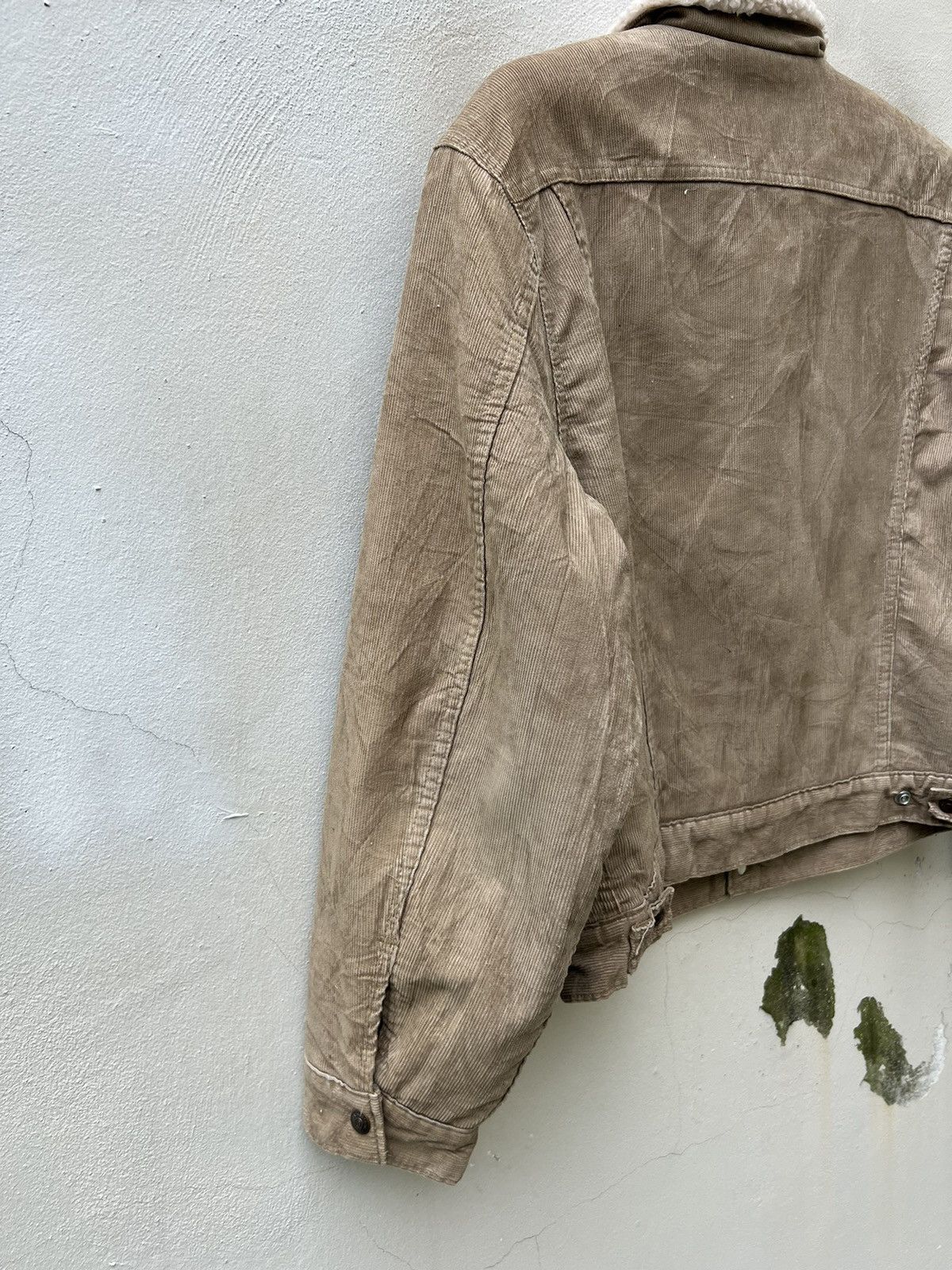 Levi's Vintage 80s Levi’s Sherpa Lined Corduroy Trucker Jacket Size US XL / EU 56 / 4 - 14 Thumbnail