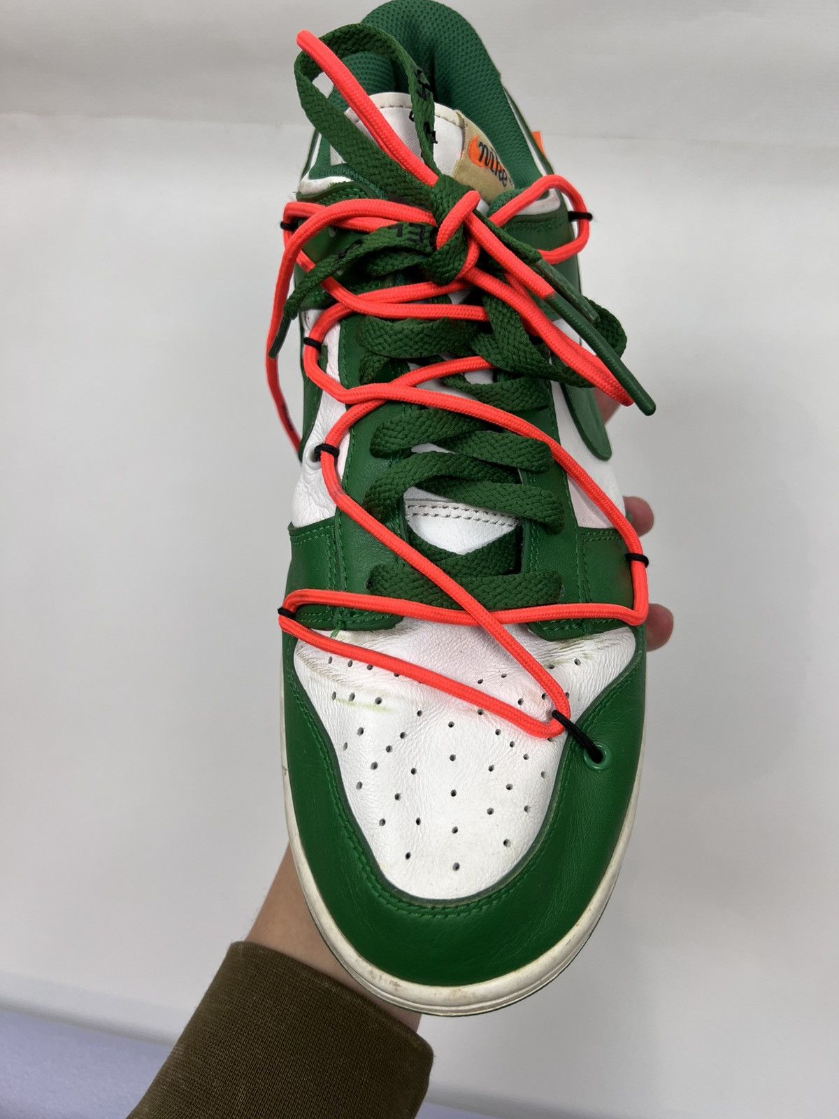 Nike × Off-White Nike Dunk Low Off White Pine Green size 11 Size US 11 / EU 44 - 15 Thumbnail