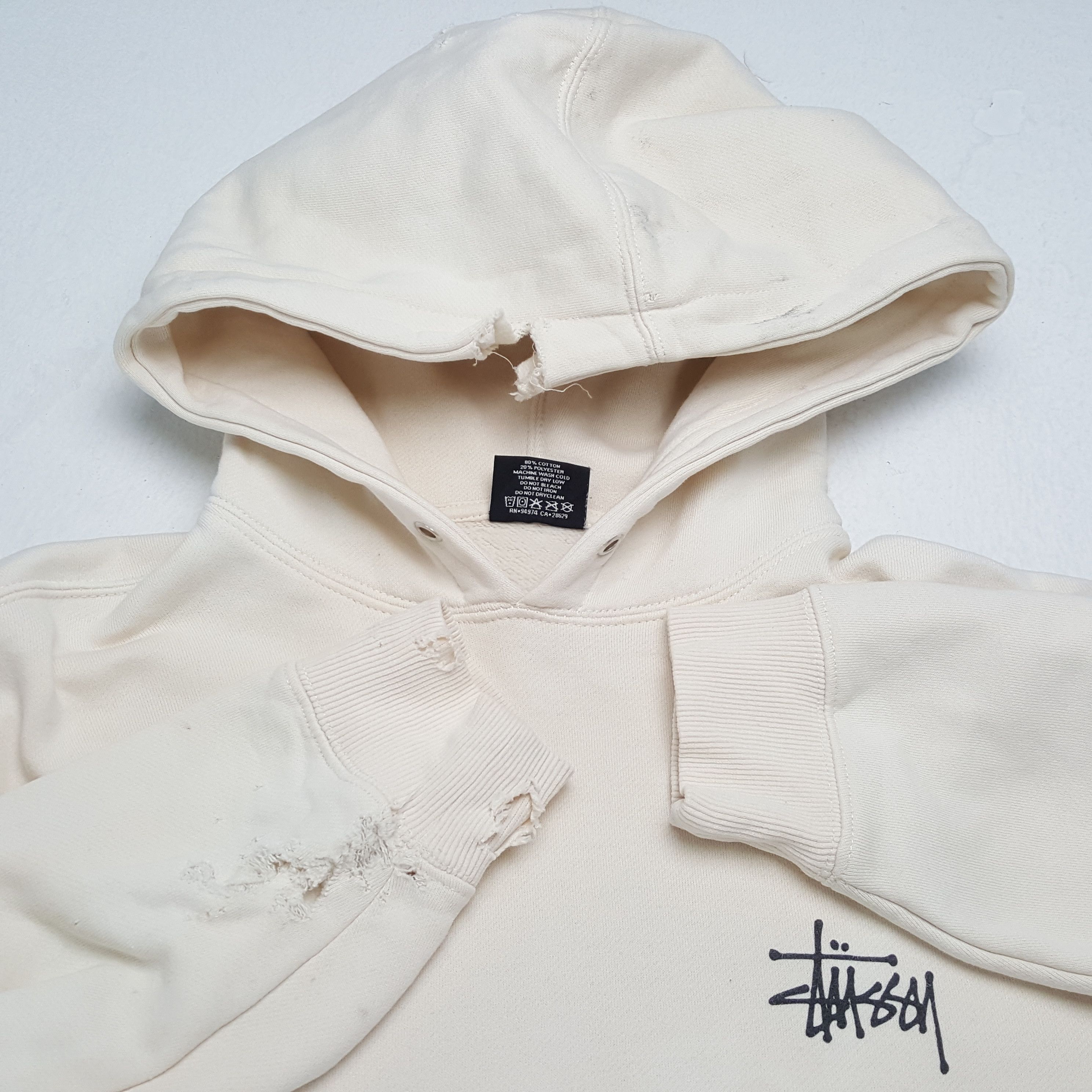 Stussy × Vintage Vintage STUSSY Streetwear Skateboard Style Hoodies Size US M / EU 48-50 / 2 - 10 Thumbnail