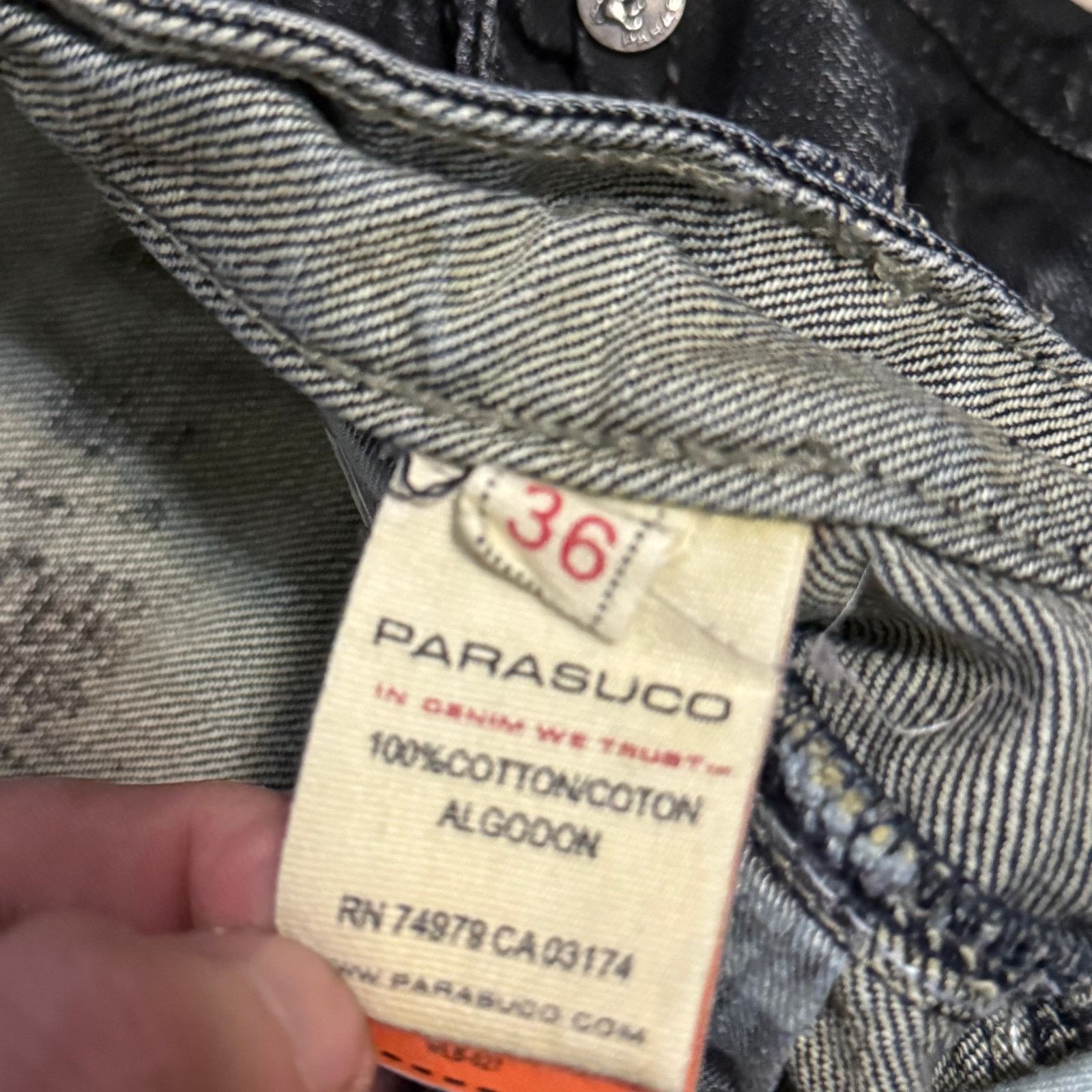 Parasuco Vintage Parasuco Paisley Embroidered Jeans Size 36x35 Y2K Size US 36 / EU 52 - 8 Thumbnail