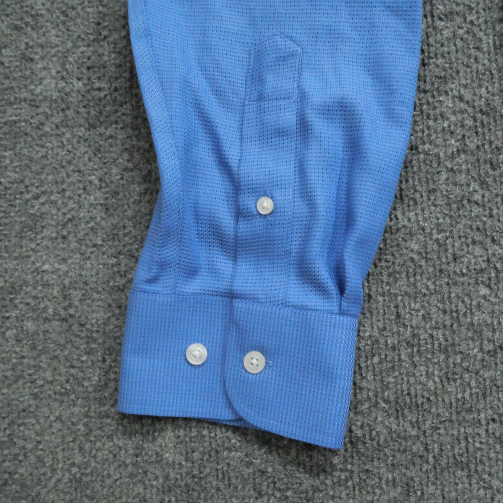 Cutter & Buck Cutter & Buck Shirt Mens XL Blue Button-Up Johnsonville Sausage Dress? Size 46R - 4 Thumbnail