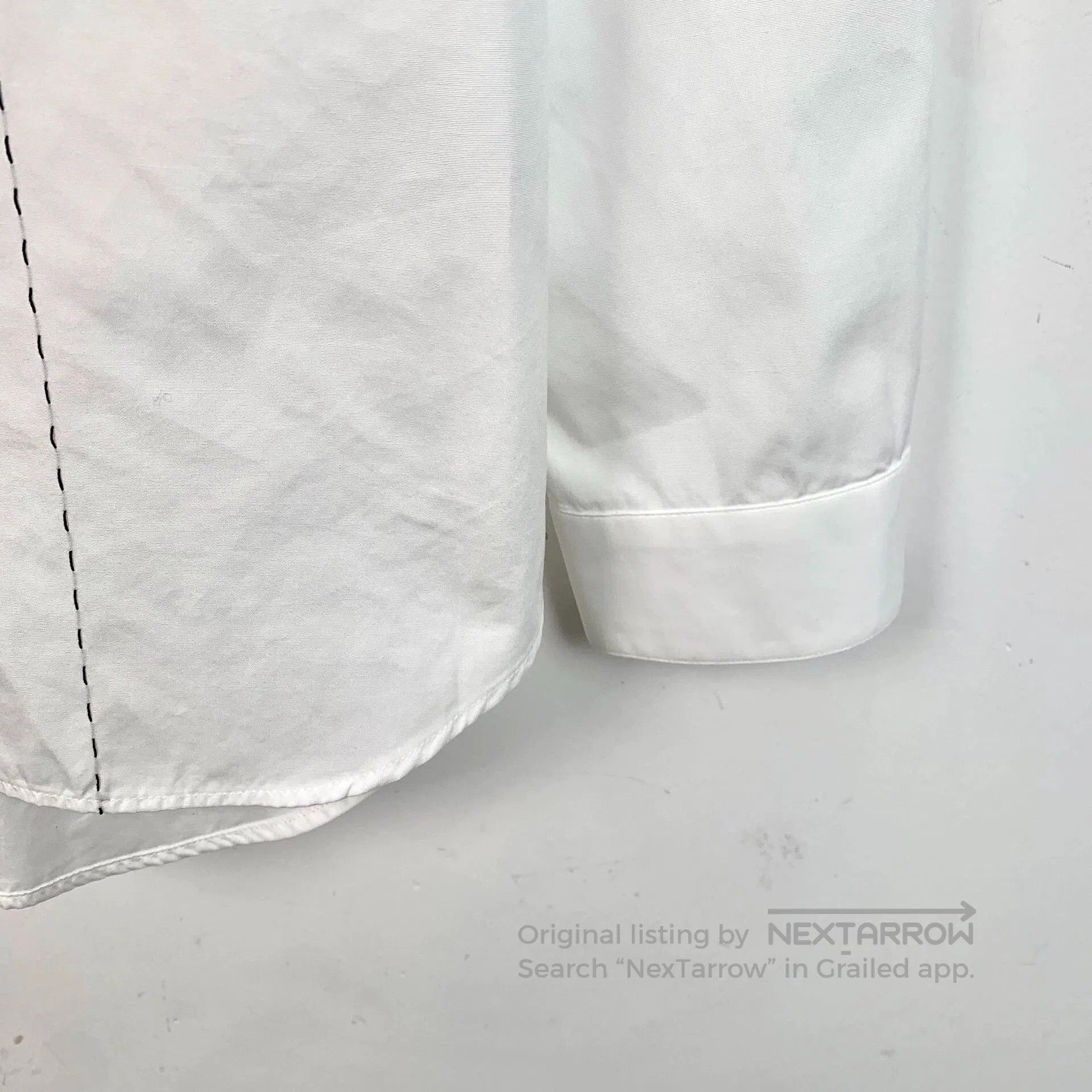 Dior white cotton long sleeve shirt by dior. Size US M / EU 48-50 / 2 - 4 Thumbnail