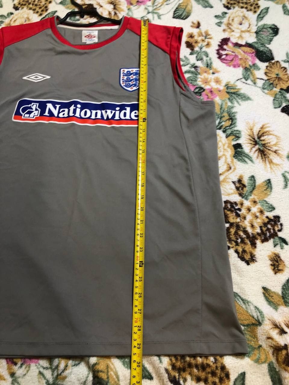 Umbro Vintage Umbro England Training Football Vest Top Size US XXL / EU 58 / 5 - 5 Thumbnail