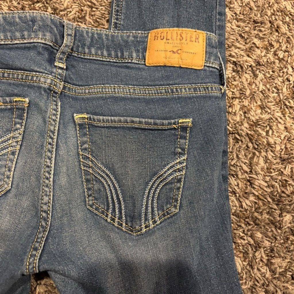 Hollister Hollister Women's Classic Blue Skinny Jeans Size 25" / US 0 / IT 36 - 4 Thumbnail