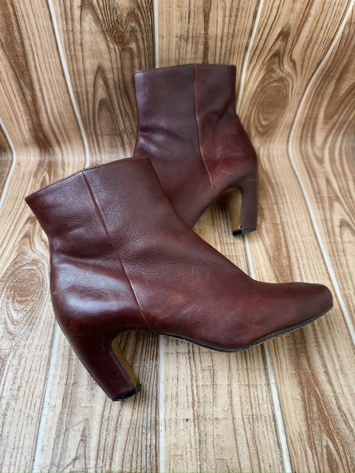 Maison Margiela Maison Martin Margiela Curved Heeled Boots Line 22 Size US 9 / IT 39 - 14 Thumbnail