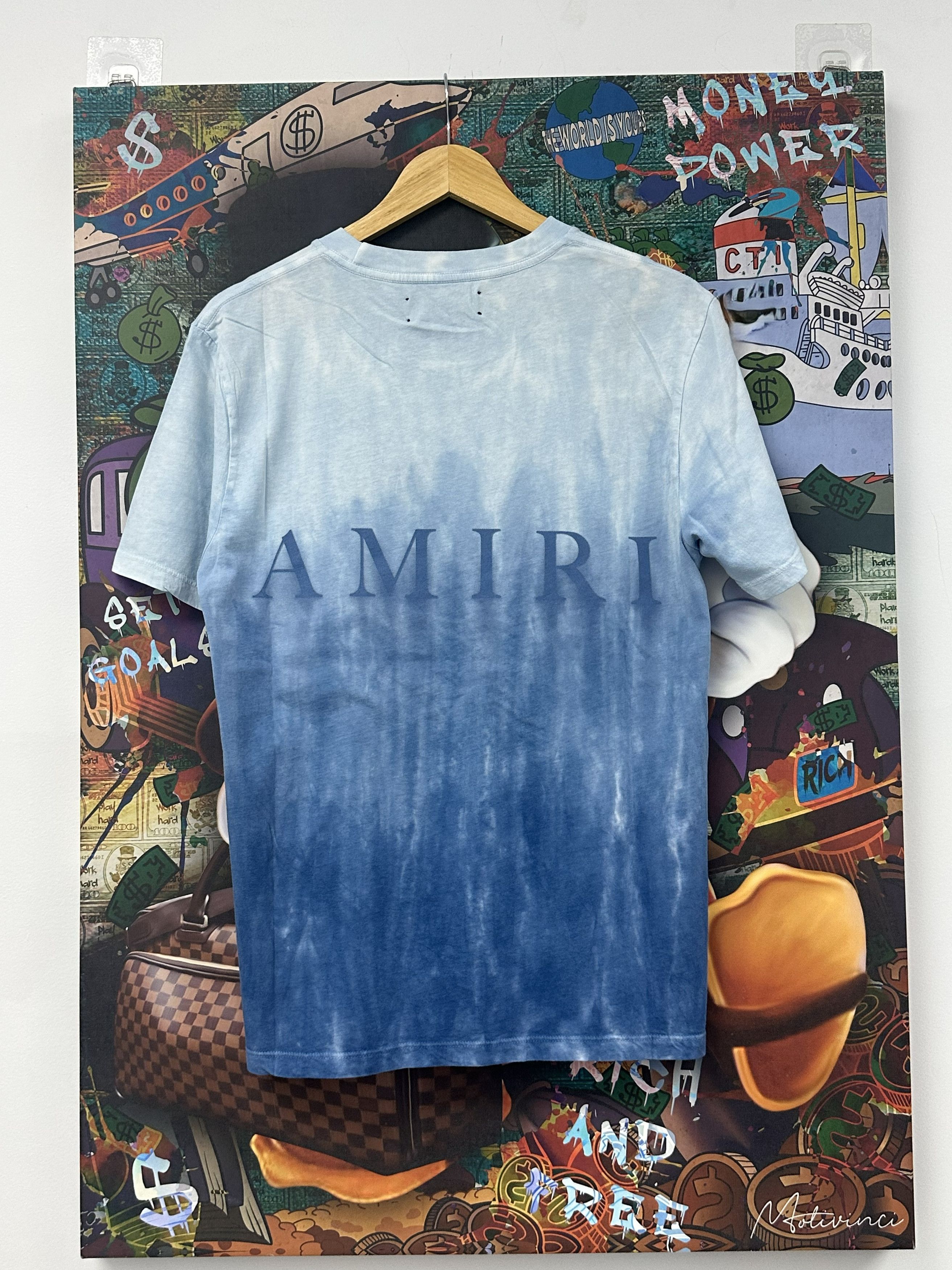 Amiri Amiri Tee Blue Tye Dye Size US S / EU 44-46 / 1 - 2 Thumbnail