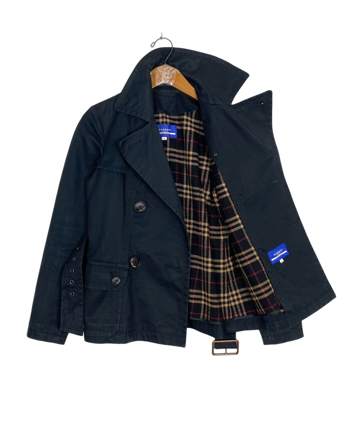Burberry Rare‼️ Burberry Blue Label Belted Jacket Size S / US 4 / IT 40 - 2 Thumbnail