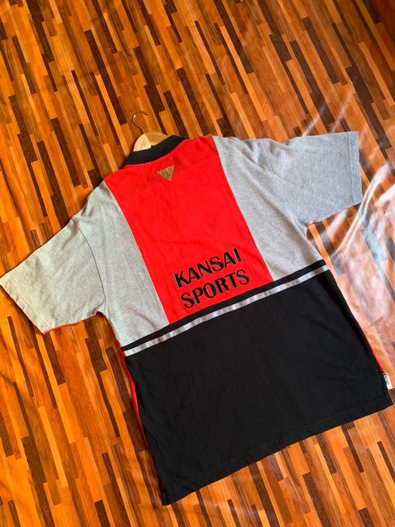 Kansai Yamamoto P1-10 Kansai Sports Embroidery Dragon polo Shirt Size US L / EU 52-54 / 3 - 1 Thumbnail