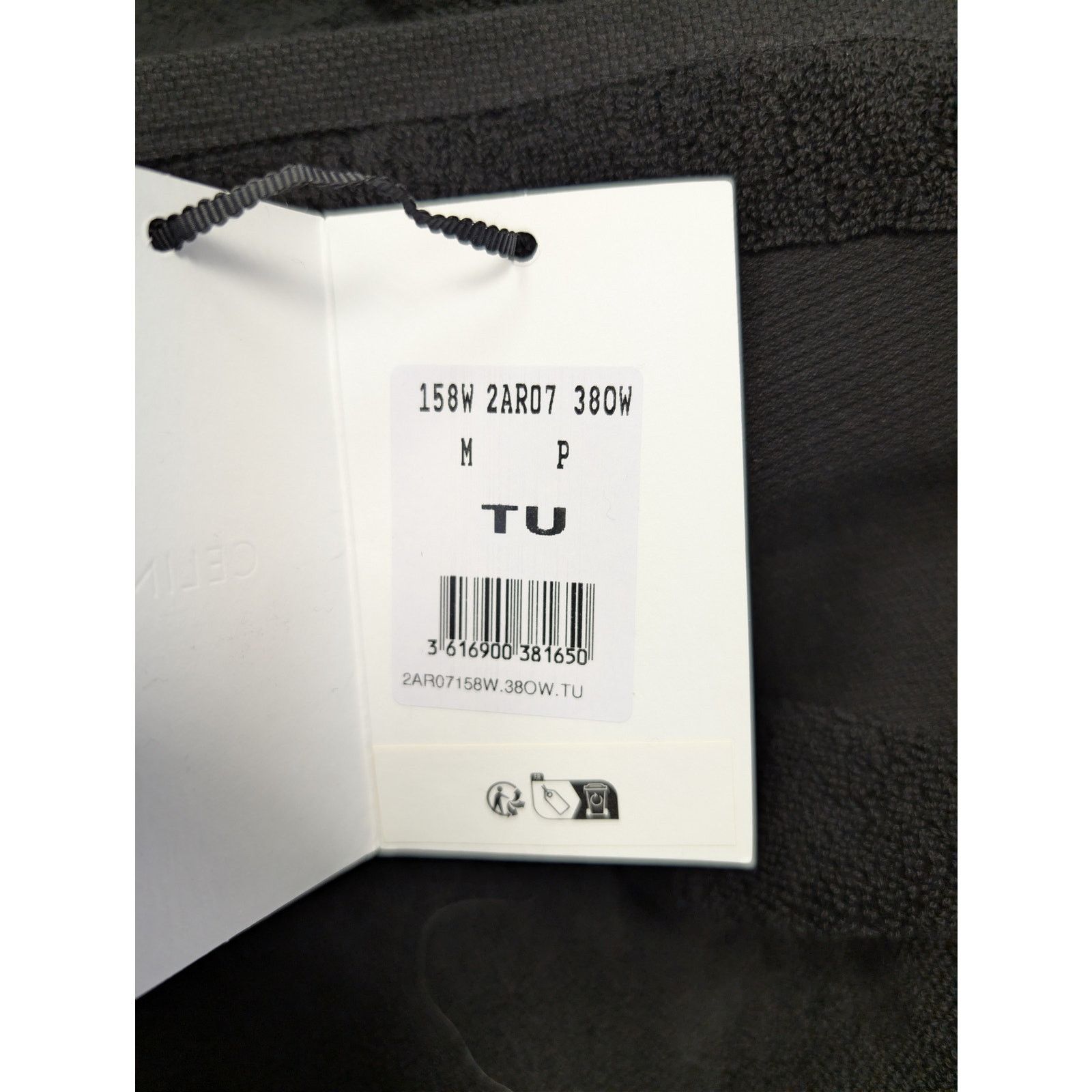 Celine o1rshd1 Q:2 / cotton terry beach towel in Black Size ONE SIZE - 19 Thumbnail