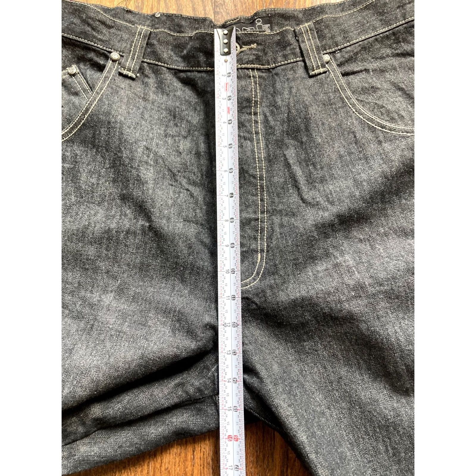 Karl Kani VINTAGE Karl Kani Jeans Mens 38x32 Black Denim Straight 5-Pocket Baggy Comfort Breathable Size US 38 / EU 54 - 5 Thumbnail