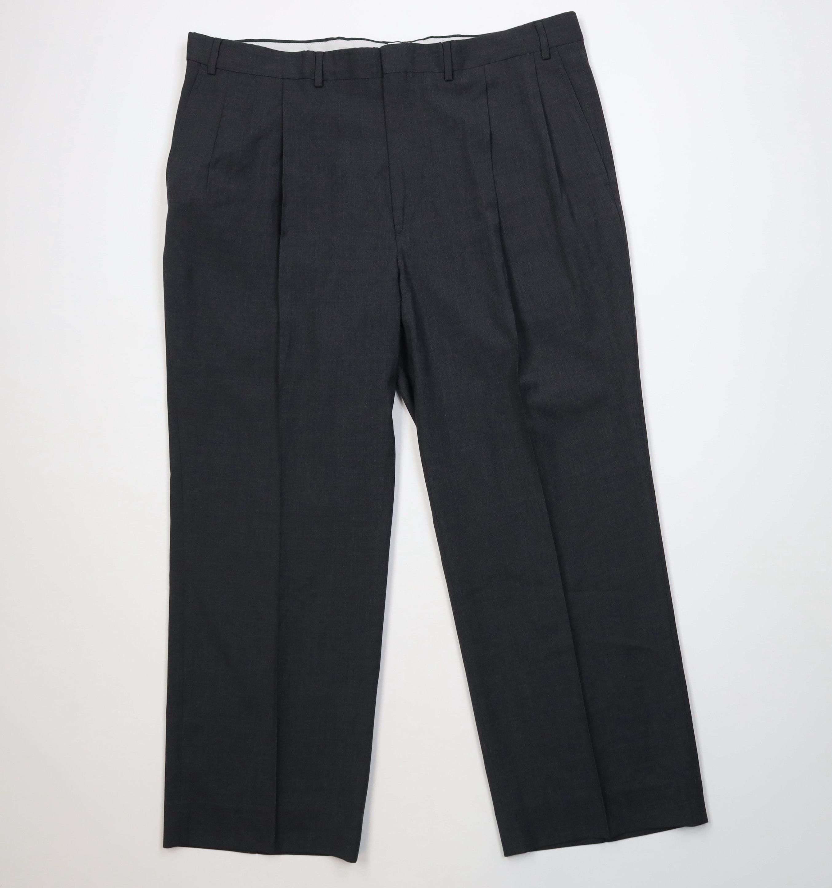 Vintage Vintage 90s Streetwear Knit Wide Leg Chino Pants Gray Size US 40 / EU 56 - 1 Thumbnail