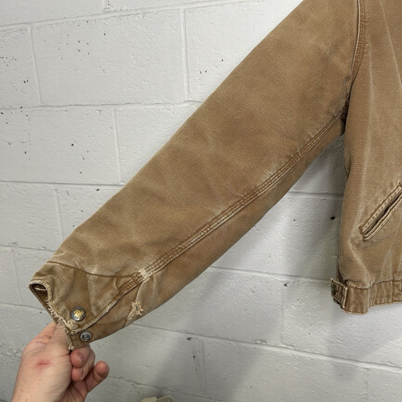 Carhartt Y2K Carhartt Sherpa-Lined Detroit Jacket “Brown” YYJ97 BRN Size XS / US 0-2 / IT 36-38 - 5 Thumbnail