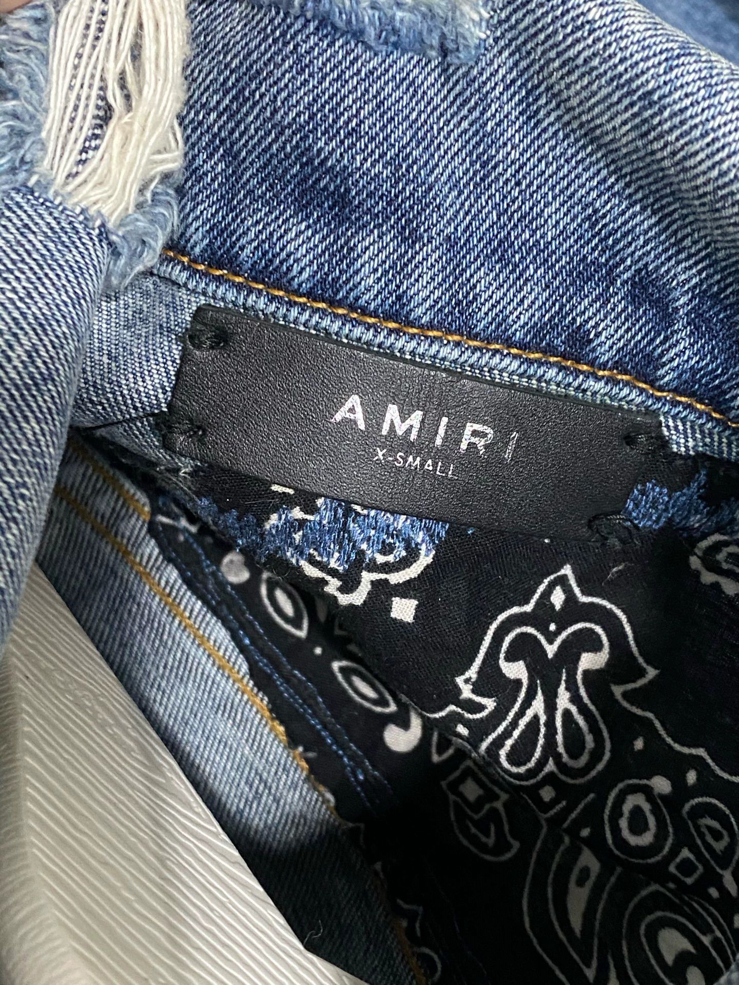 Amiri Amiri Camo Distressed Denim Jacket XS Size US XS / EU 42 / 0 - 5 Thumbnail