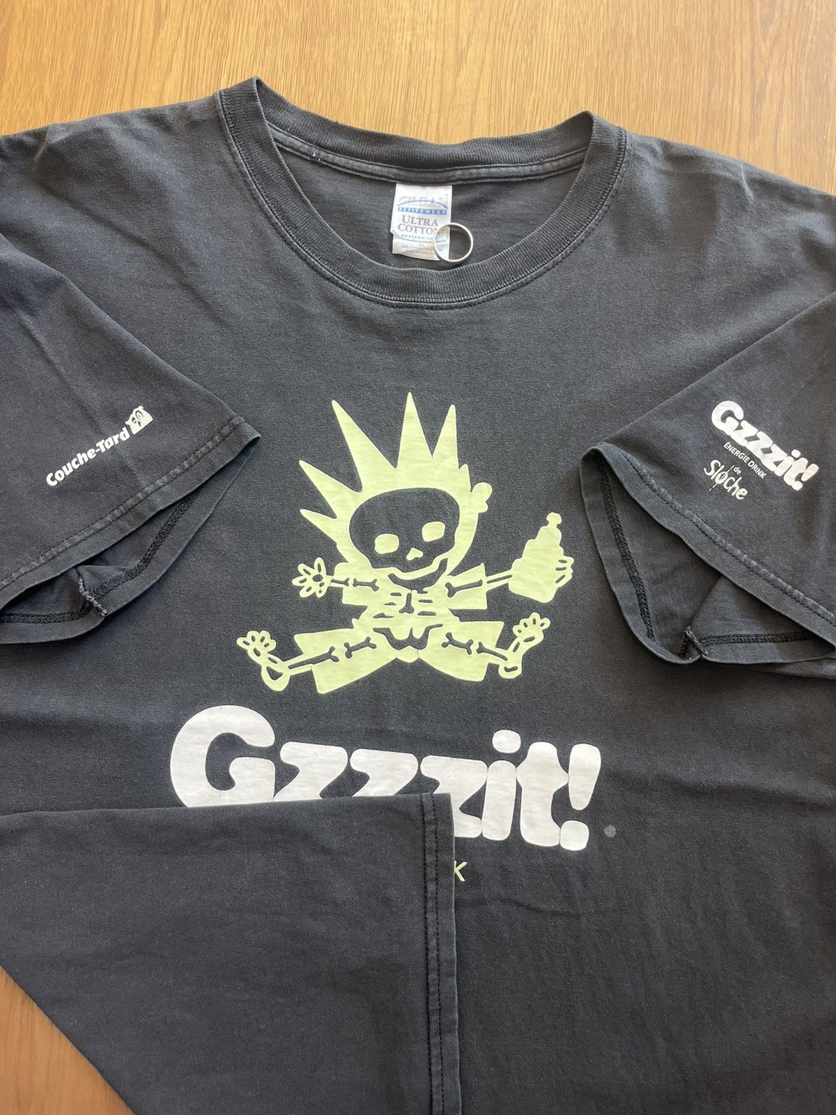 Vintage Vintage Gzzzit! Energie Drink de Sloche Fluorescent 00’s Tee Size US XL / EU 56 / 4 - 7 Thumbnail