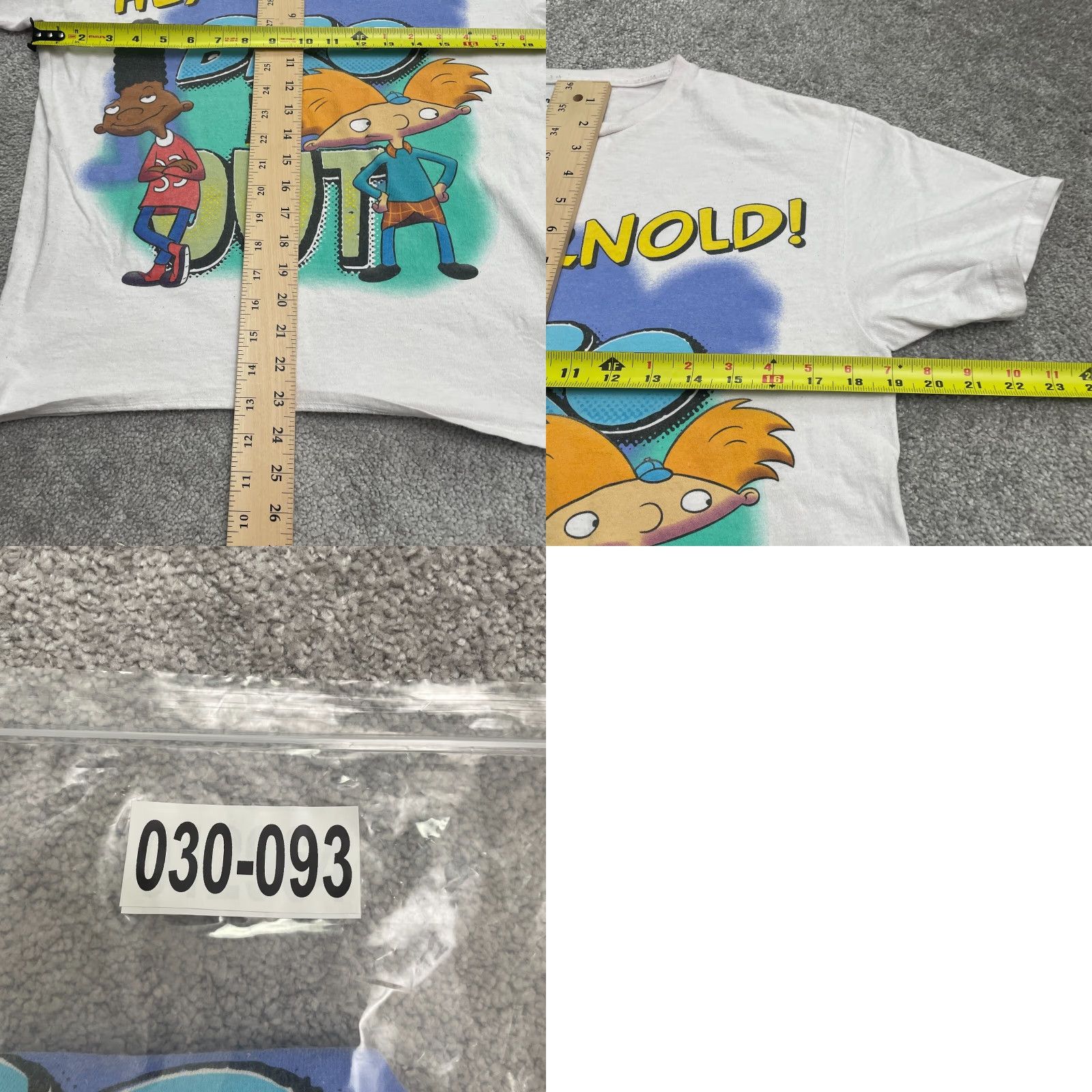 Nickelodeon VINTAGE Nickelodeon Hey Arnold Bro It Out T-Shirt Women M White Graphic 90s Cartoon Retro Shirt Size M / US 6-8 / IT 42-44 - 9 Thumbnail