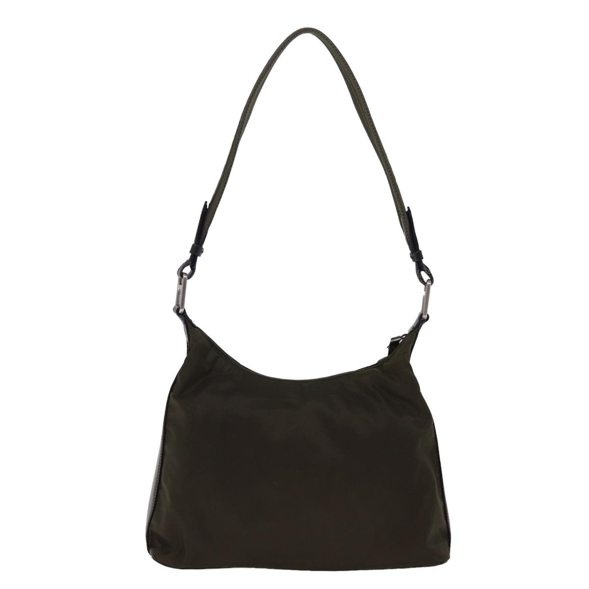 Prada Tessuto Khaki Synthetic Shoulder Bag (Pre-Owned) Size ONE SIZE - 1 Thumbnail