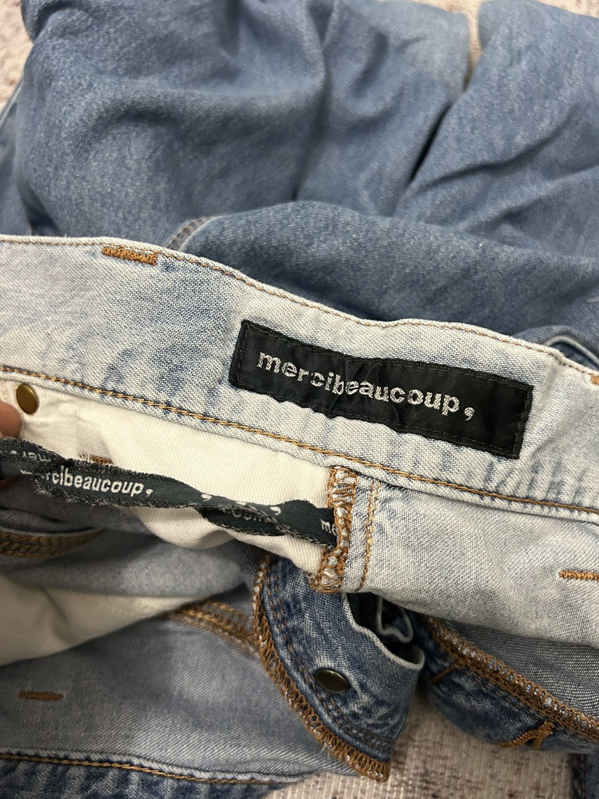 Issey Miyake × Lee Mercibeaucoup X Lee By Issey Miyake High Rise Pants Size US 30 / EU 46 - 14 Thumbnail