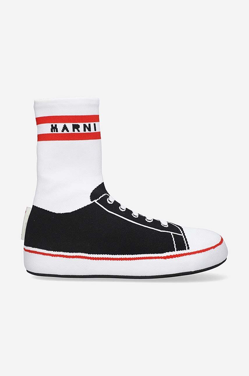 Marni o1y0225 Logo Hi-Top Sneakers in Multicolor Size US 10 / EU 43 - 1 Thumbnail