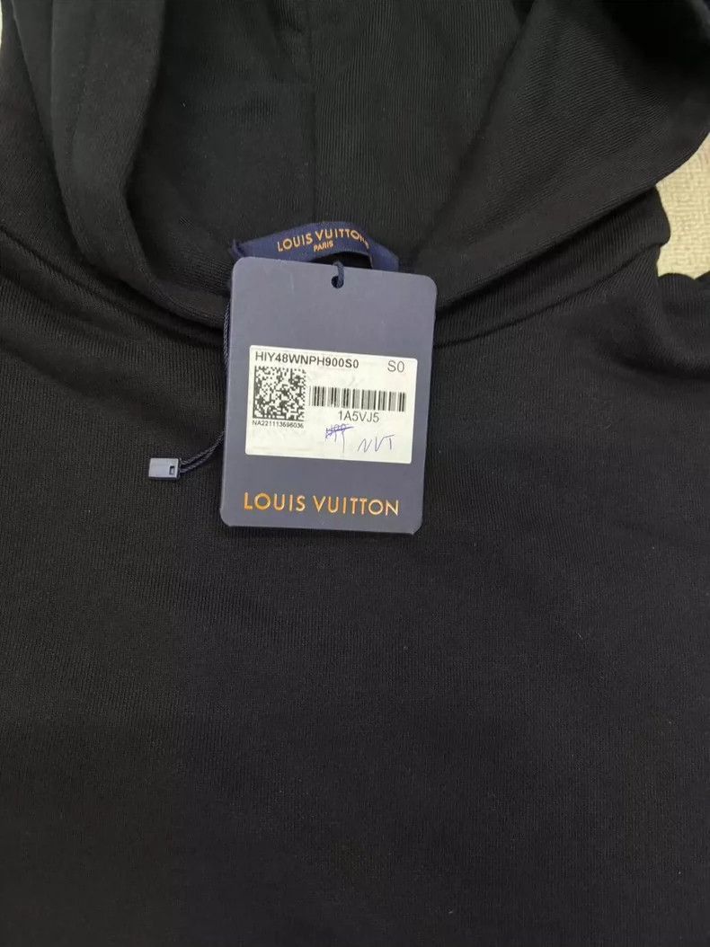 Louis Vuitton Louis Vuitton Black Hooded Long Sleeve Sweatshirt-2506 Size US S / EU 44-46 / 1 - 3 Thumbnail