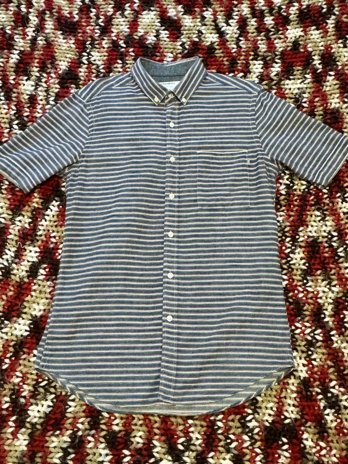 Patrick Ervell S/S 2014 Short Sleeve Button-up - Size Medium
