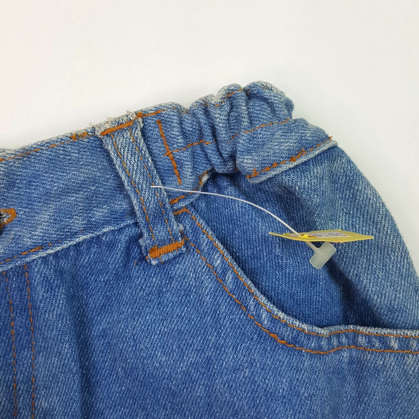Denime VINTAGE Belma Jeans 80s Stonewashed Blue Denim Size 13 Relaxed Tapered High Rise Inseam 31" Women Size 34" / US 12 / IT 48 - 4 Thumbnail