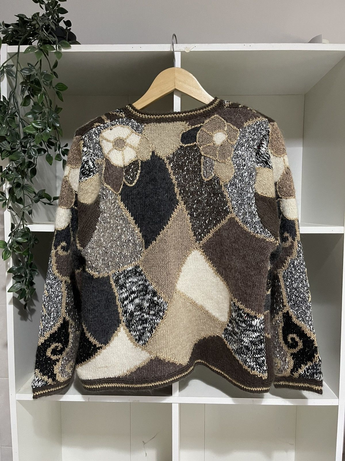 Japanese Brand Vintage Mohair Jacket Nice Design Croptop Size M / US 6-8 / IT 42-44 - 7 Thumbnail