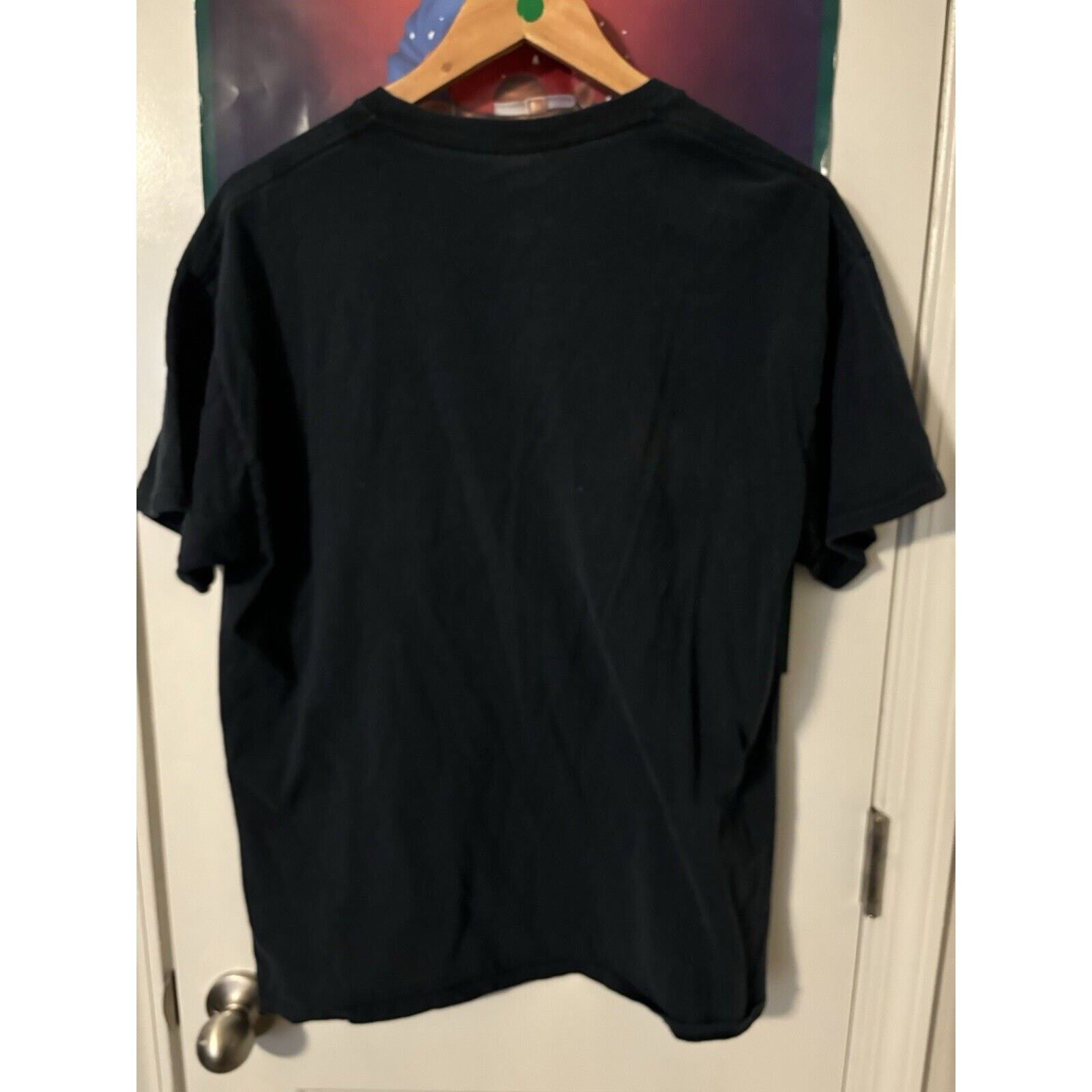 Gildan Vintage Grim Reaper Y2k Faded Black Blank Shirt Sz L Gildan Size US L / EU 52-54 / 3 - 6 Thumbnail