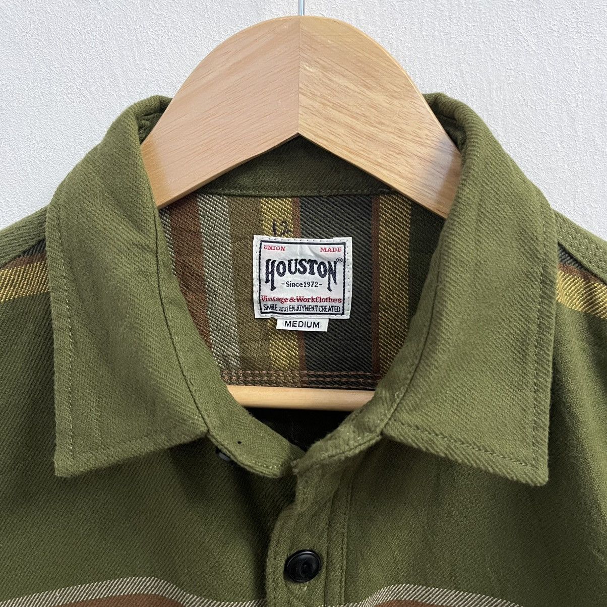 Toyo Enterprises Vintage Houston Heavyweight Flannel Plaid Shirt Union Made Size US M / EU 48-50 / 2 - 4 Thumbnail