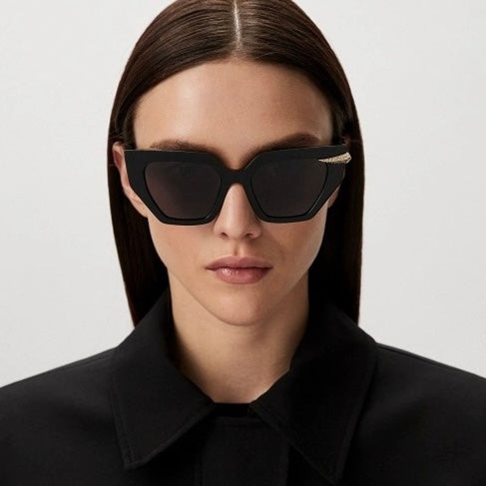 Roberto Cavalli New, ROBERTO CAVALLI Sunglasses SRC001S Col.700Y Authentic Size ONE SIZE - 3 Thumbnail