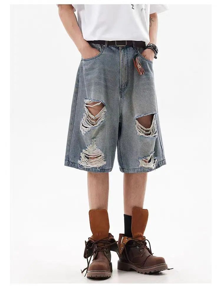 Designer × Japanese Brand Vintage Casual Loose Harajuku Shorts Size US 32 / EU 48 - 2 Thumbnail