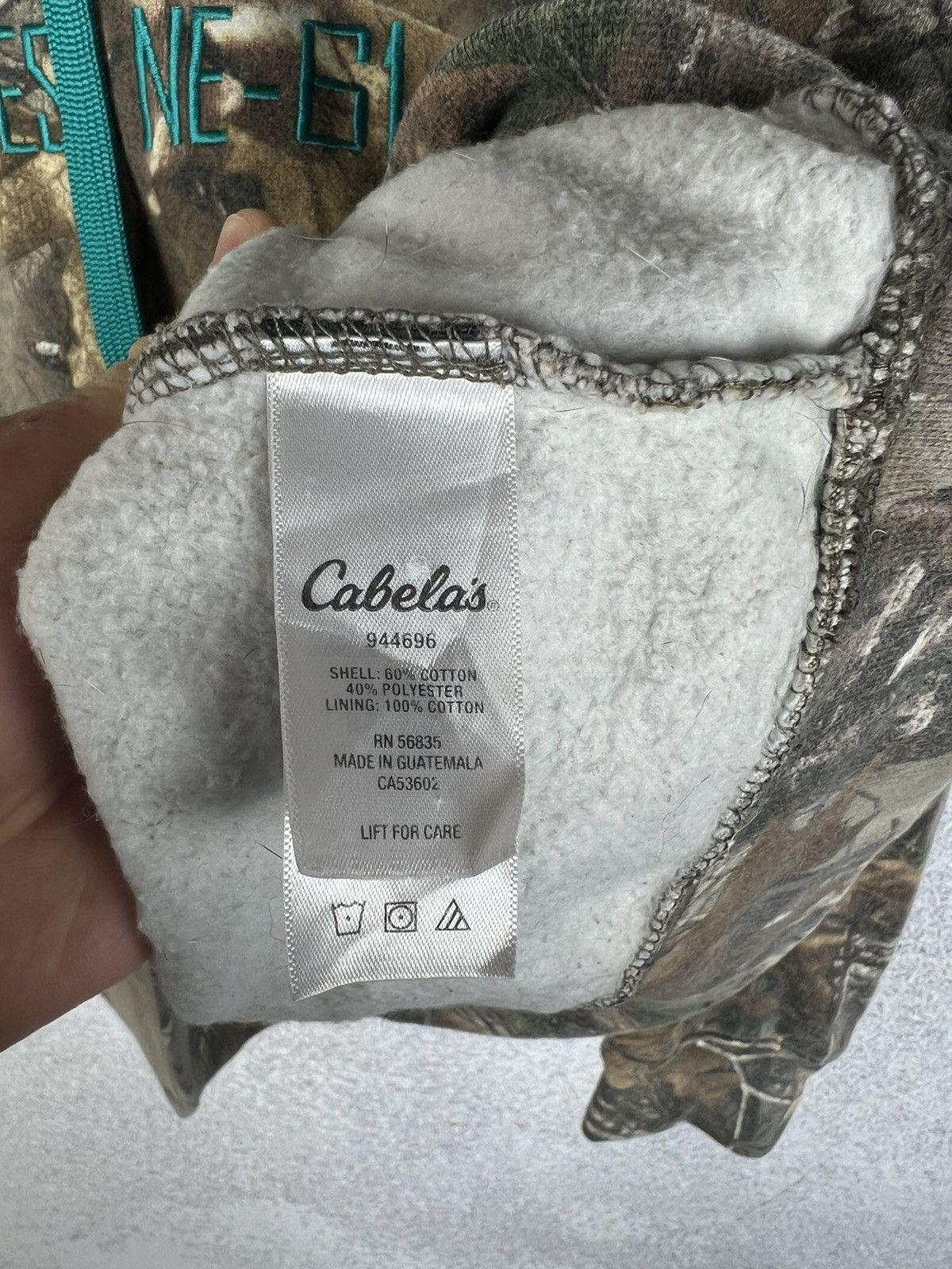Cabelas Vintage Cabelas Realtree Camo Hoodie Sweatshirt Size US M / EU 48-50 / 2 - 8 Thumbnail