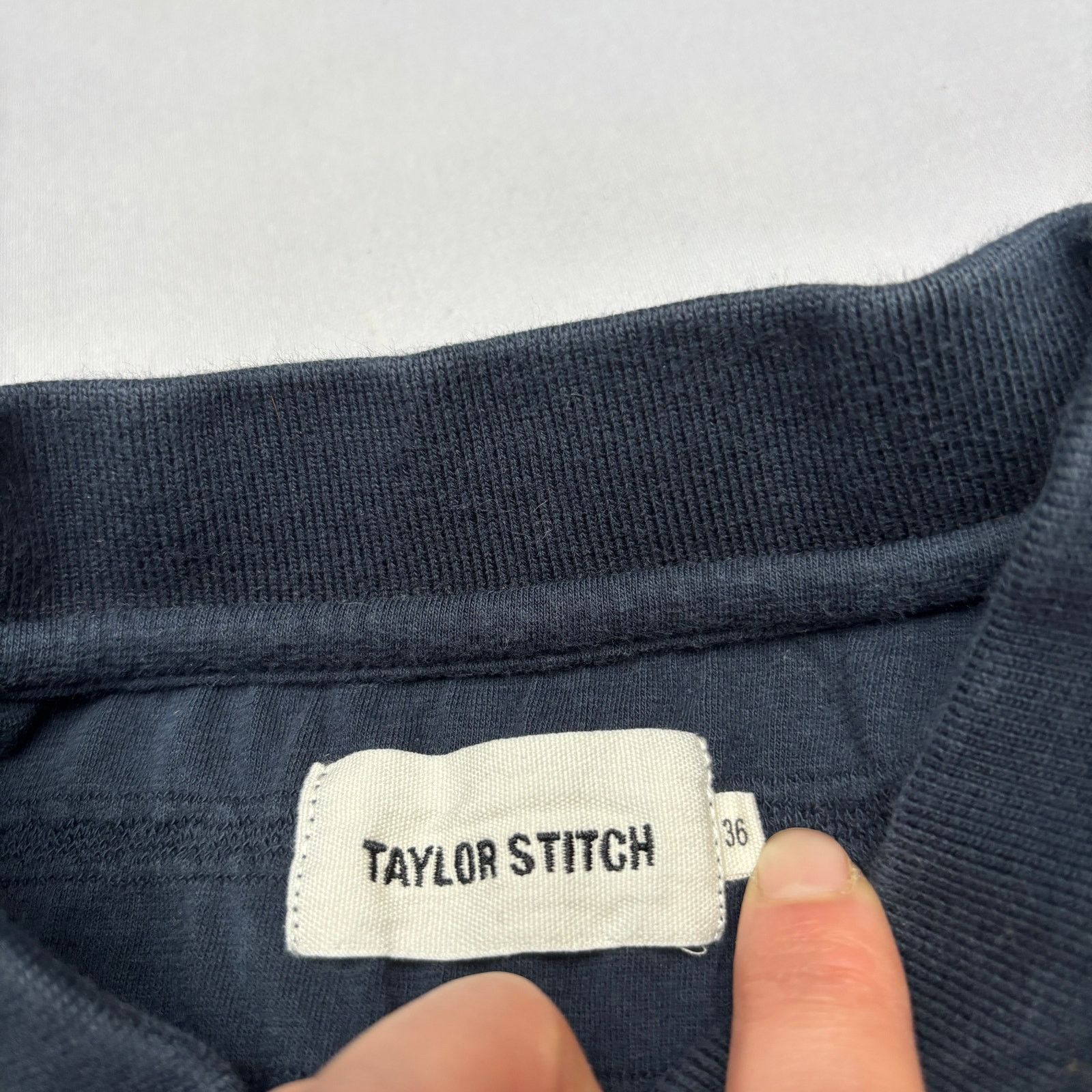 Taylor Stitch Taylor Stitch Polo Shirt Men's 36 US XS Textured Stripe Golf Size US XS / EU 42 / 0 - 4 Thumbnail