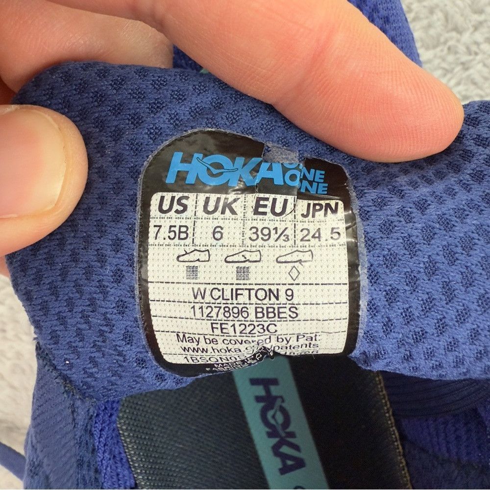 Hoka Hoka One One Clifton 9 Women's Size 7.5B US/6 UK/39 1/3 EU Size US 7.5 / IT 37.5 - 2 Thumbnail