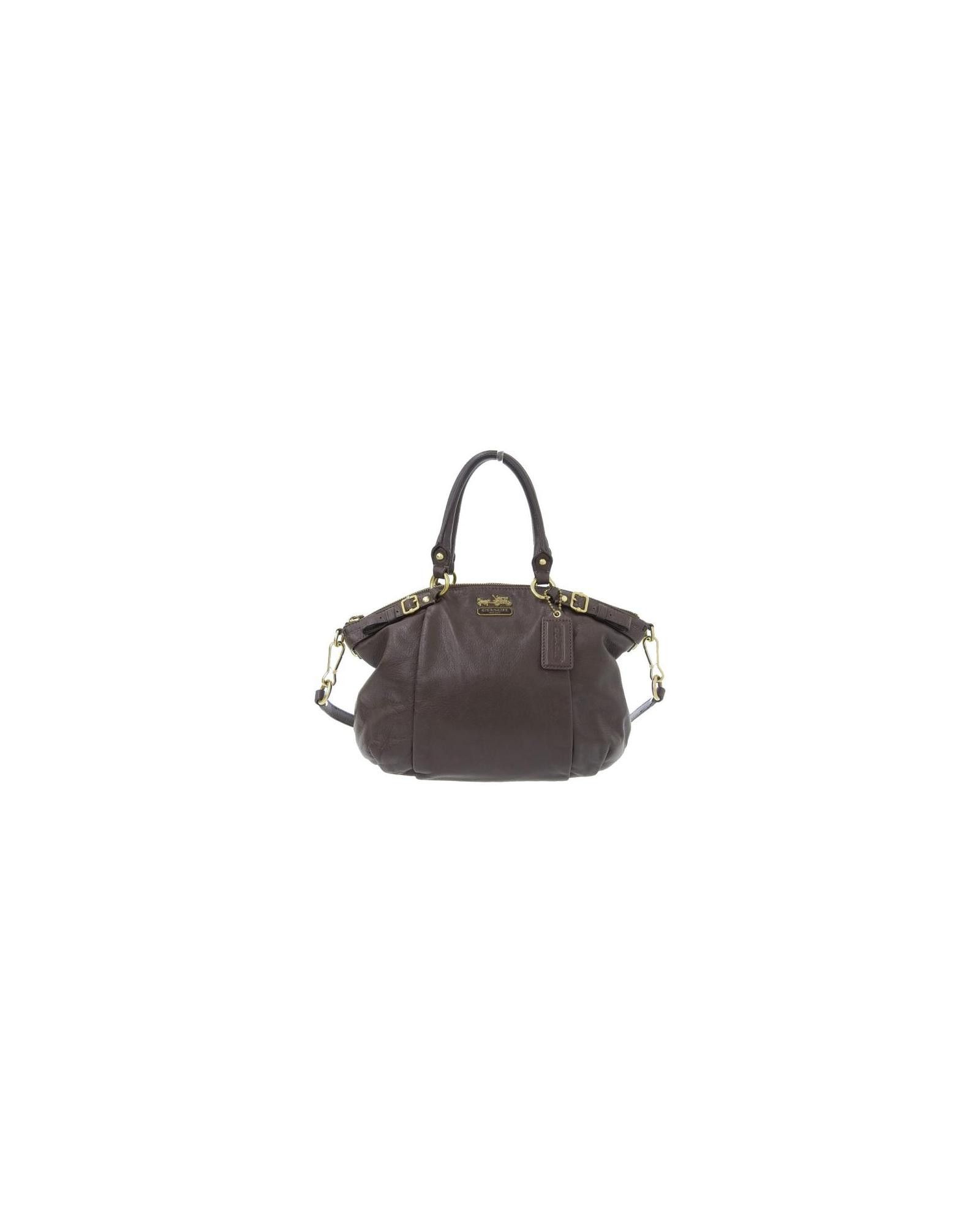image of Coach B Condition Leather Handbag in Brown, Women's