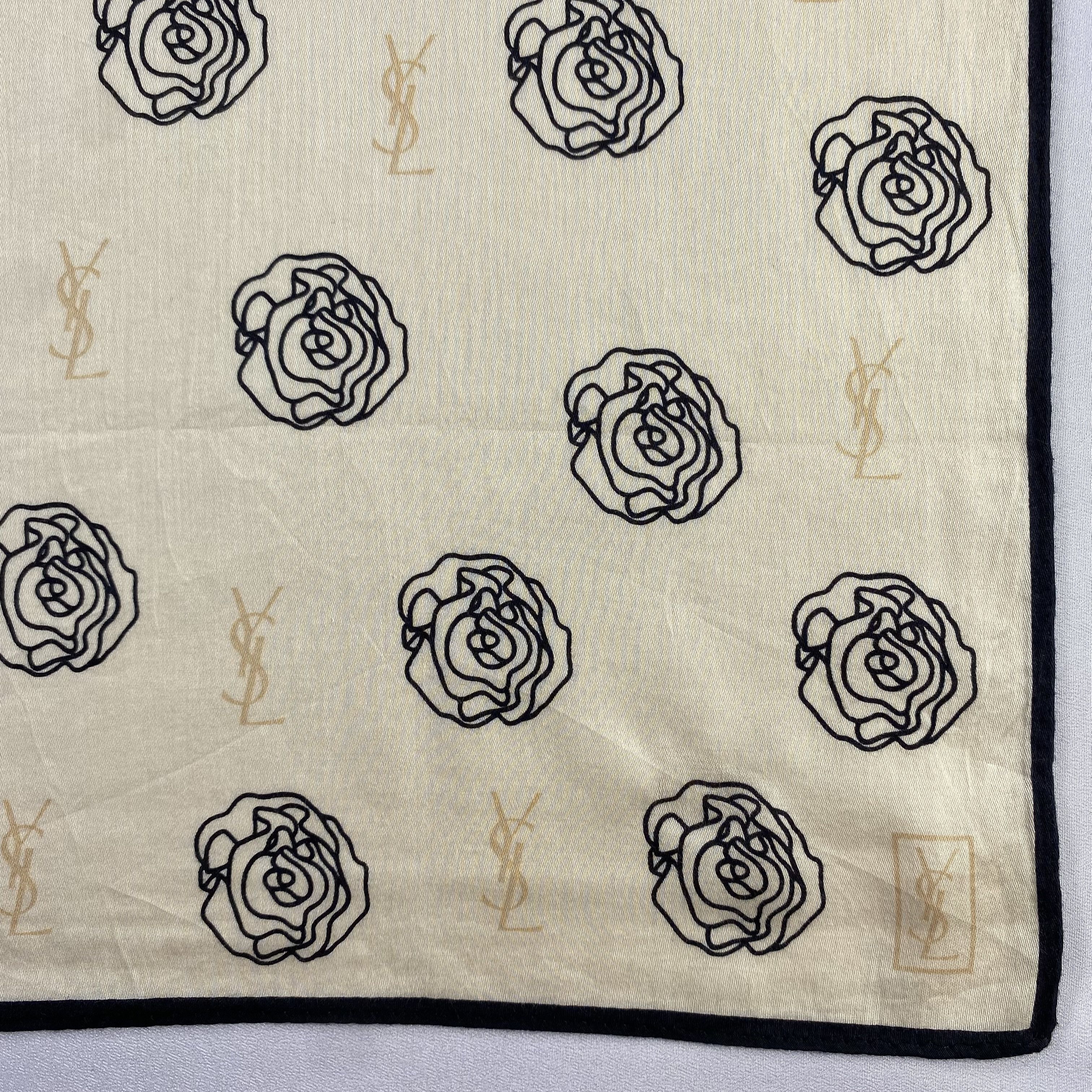 Vintage Yves Saint Laurent Neckerchief / Handkerchief-P652 Size ONE SIZE - 3 Thumbnail