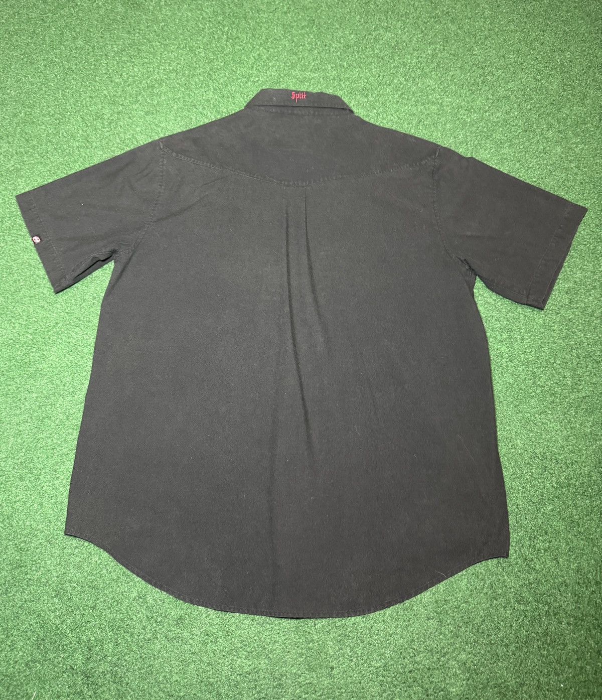 Split Split Vintage Button Up Skater Grunge XXL 90s Y2K Shirt Size US XXL / EU 58 / 5 - 5 Thumbnail