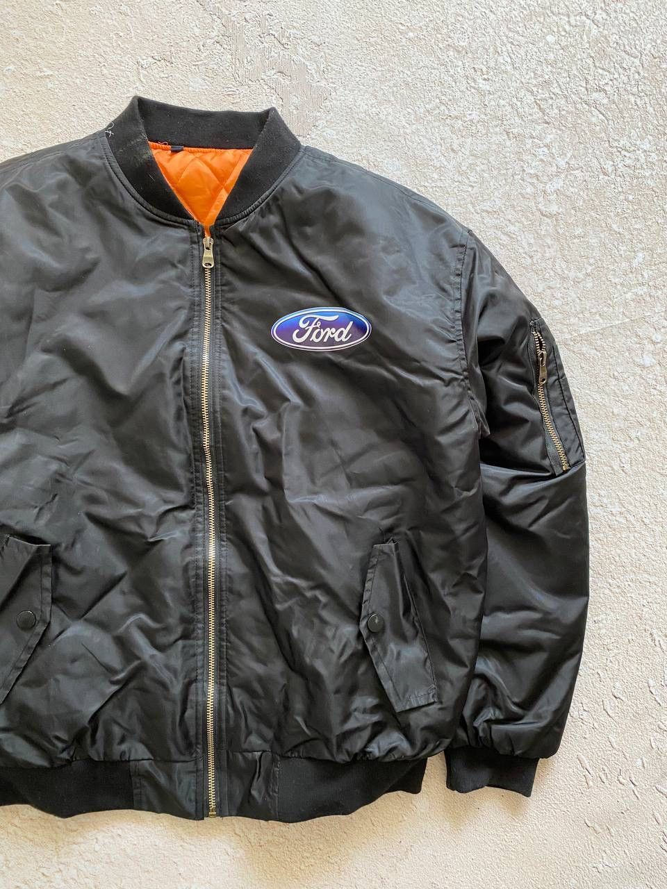 Vintage Racing Ma-1 Ford Motorsports Nascar distressed jacket Size US L / EU 52-54 / 3 - 6 Thumbnail