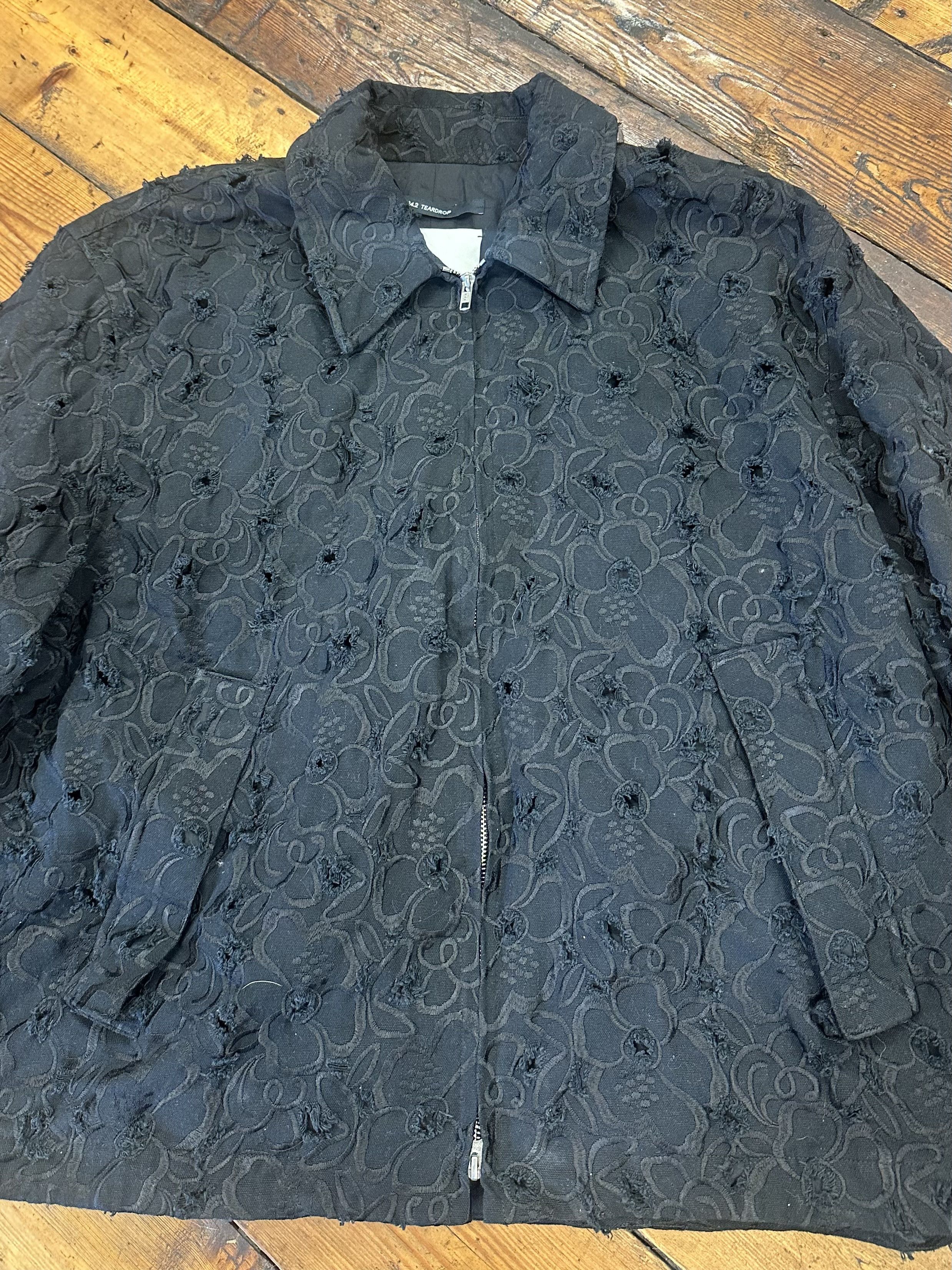 Song For The Mute Song For The Mute Distressed Embroidery PleatedTwill Jacket Size US M / EU 48-50 / 2 - 6 Thumbnail