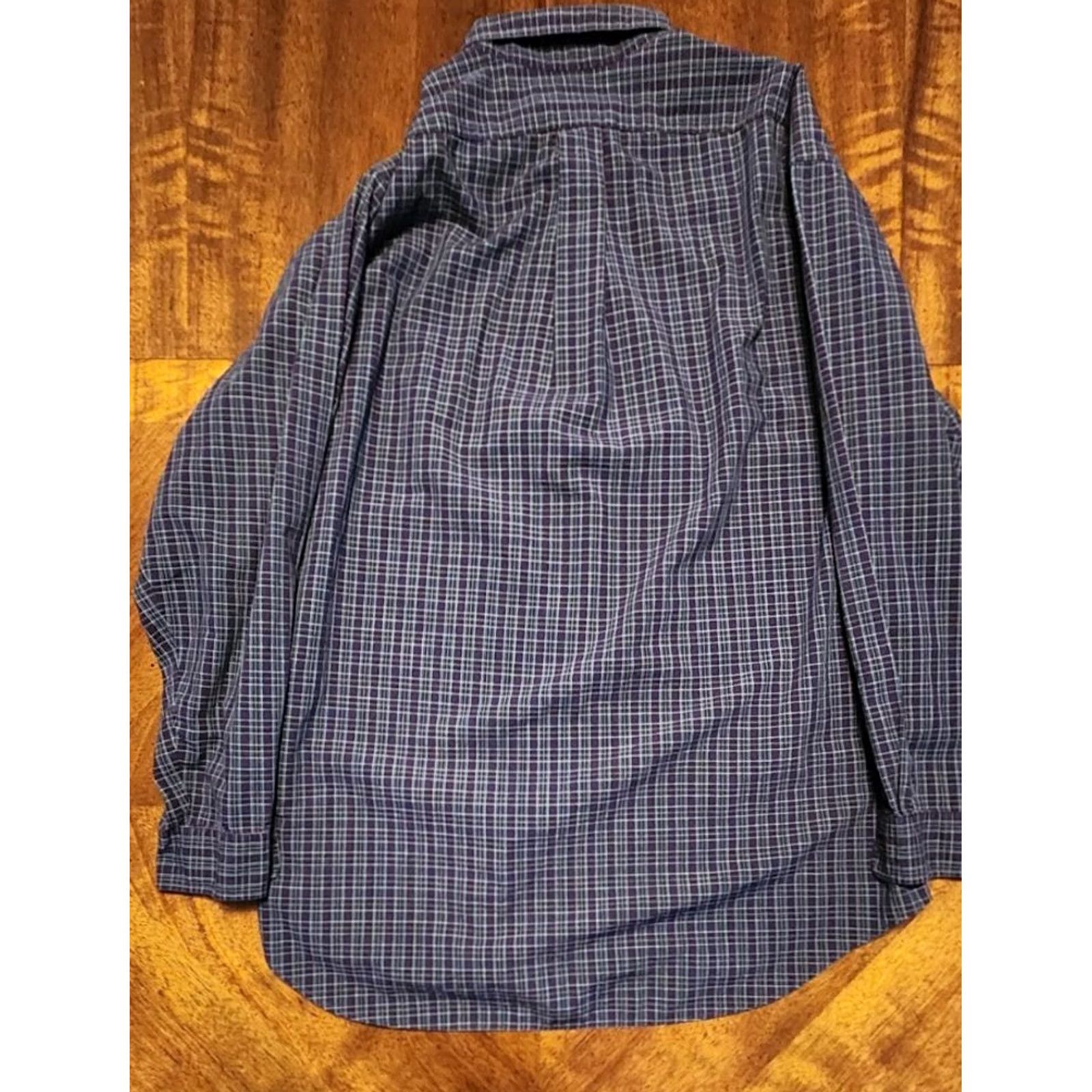 Polo Ralph Lauren Ralph Lauren Shirt Mens XL Plaid Button Down Varmouth Cotton 17 34-35 Purp/Gr Size US XL / EU 56 / 4 - 3 Thumbnail