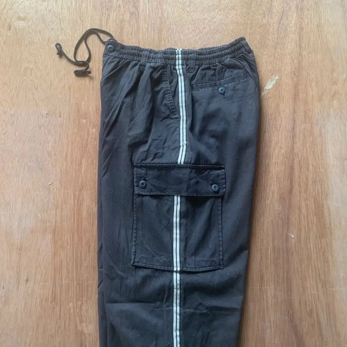 NOLLEY'S 🍁 FREE SIZE🍁VINTAGE SIDESTRIPED JAPANESE SPRINGWAIST CARGO Size US 36 / EU 52 - 12 Thumbnail